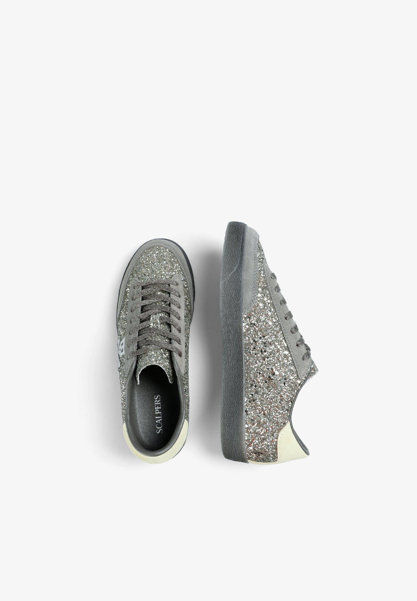 GLITTER SKULL SNEAKERS