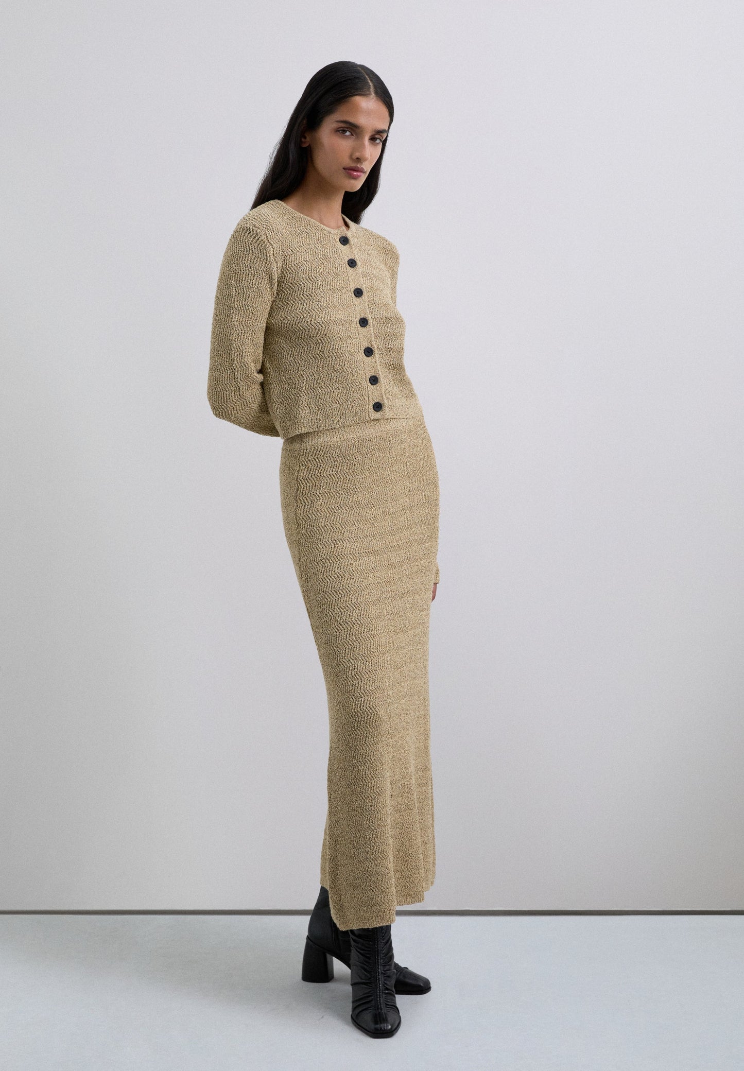 LONG KNIT SKIRT