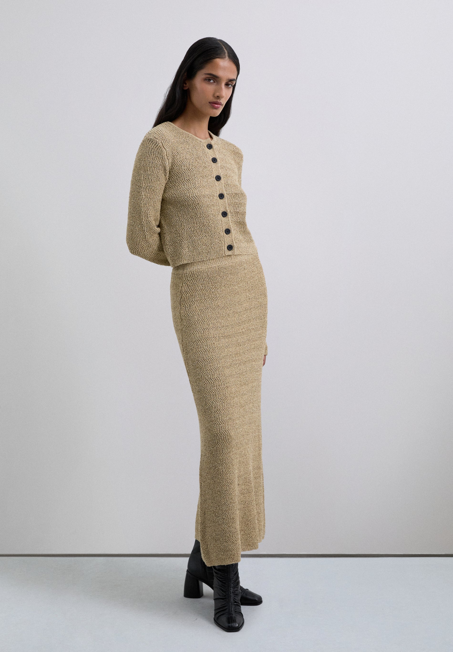 LONG KNIT SKIRT