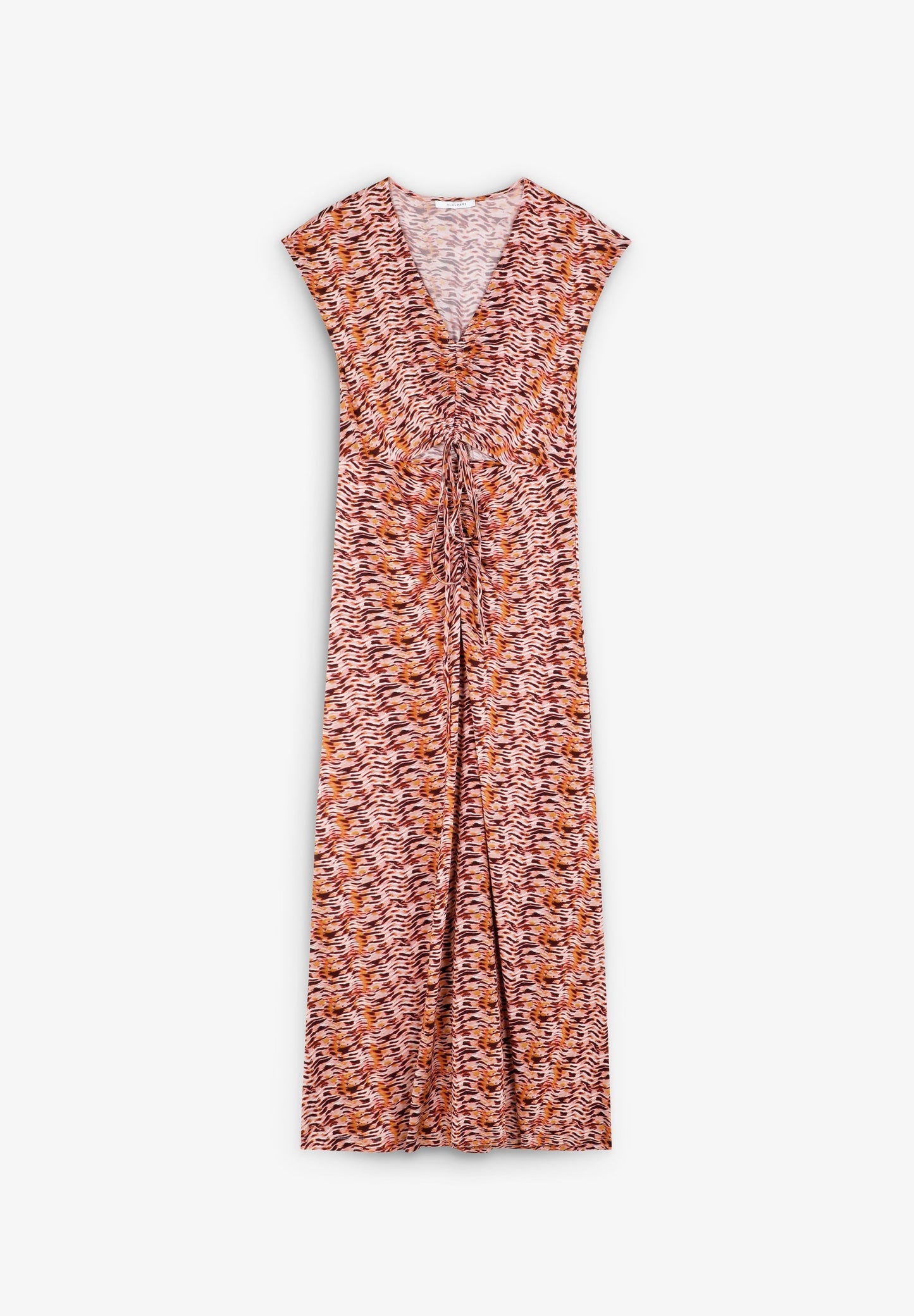PRINTED CUT-OUT DRESS