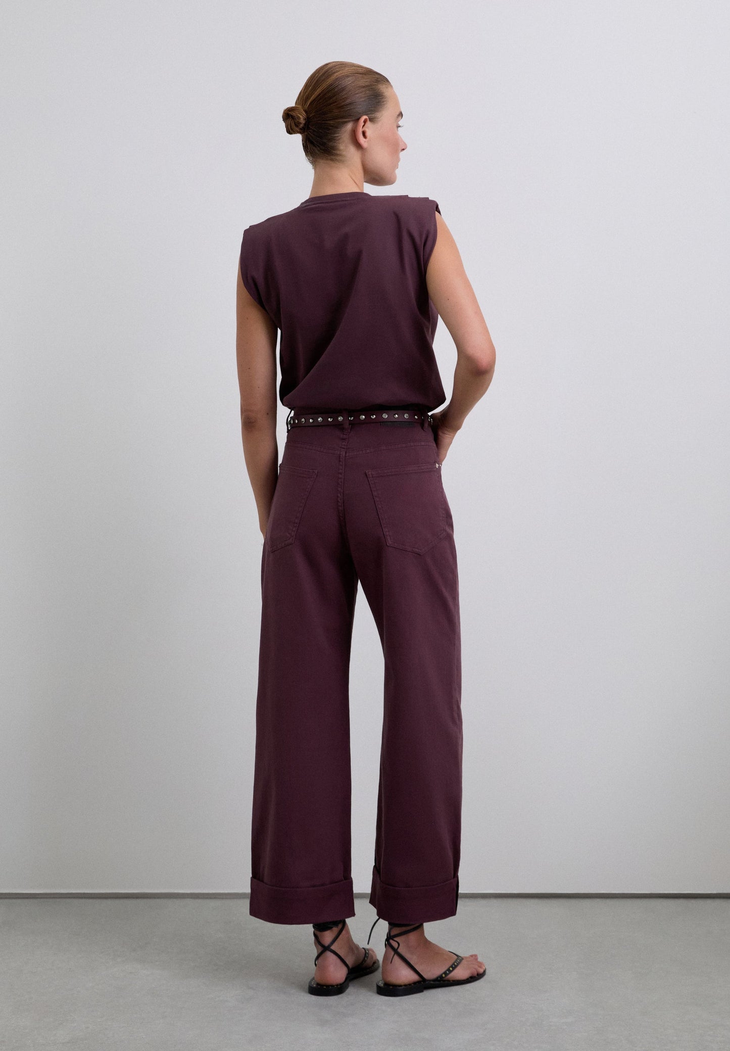 DENIM CULOTTE TROUSERS