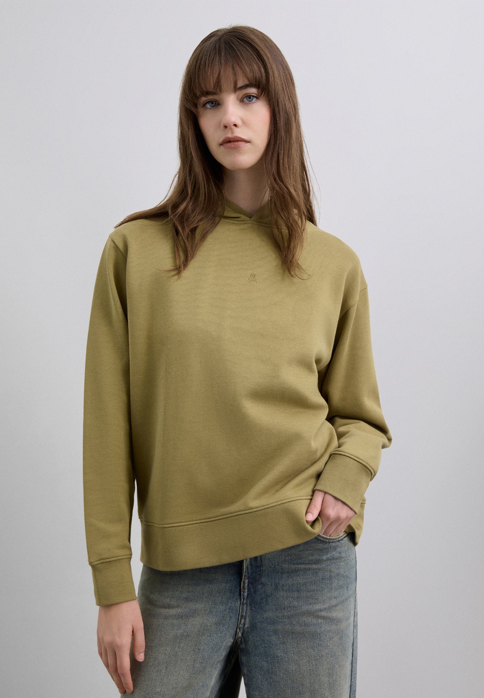 BASIC HOODIE WITH SKULL