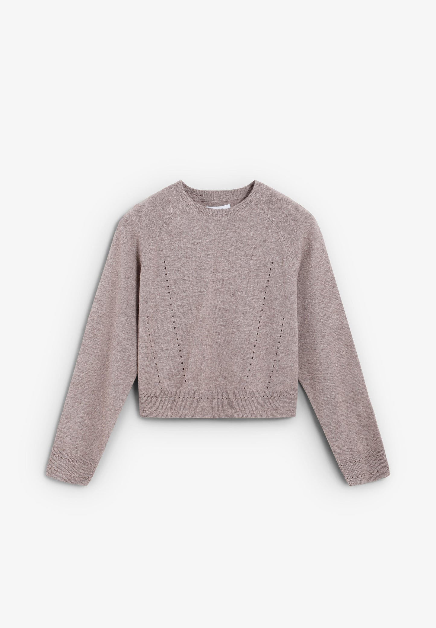 WOOL SWEATER WITH MINI CUTOUTS