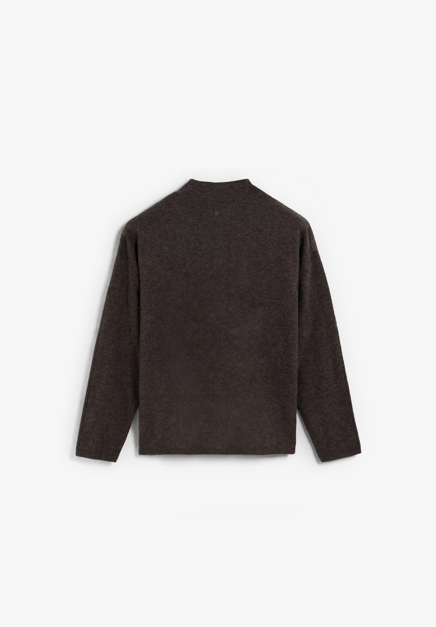 WOOL BLEND HIGH NECK SWEATER