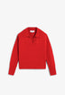 POLO JUMPER WITH EMBOSSED DETAILS