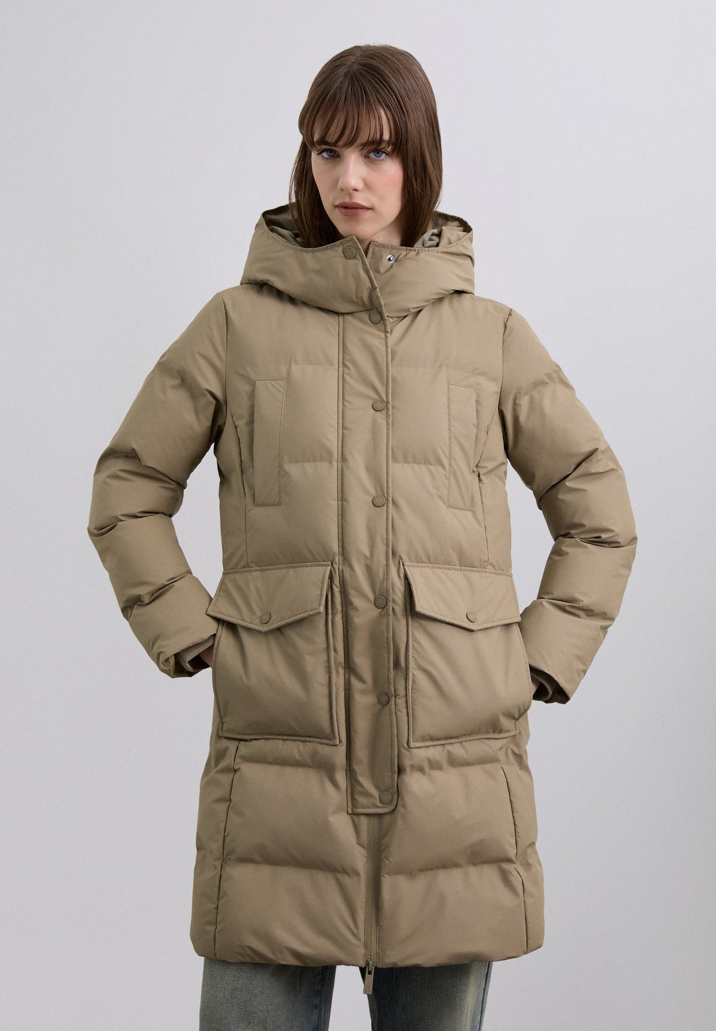 PADDED THREE QUARTER LENGTH COAT