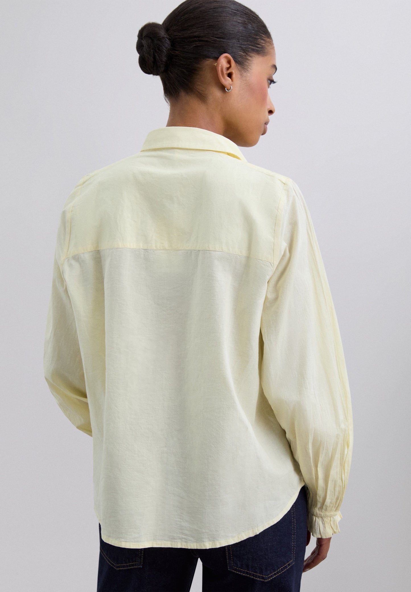 BLOUSE WITH YOKE DETAIL