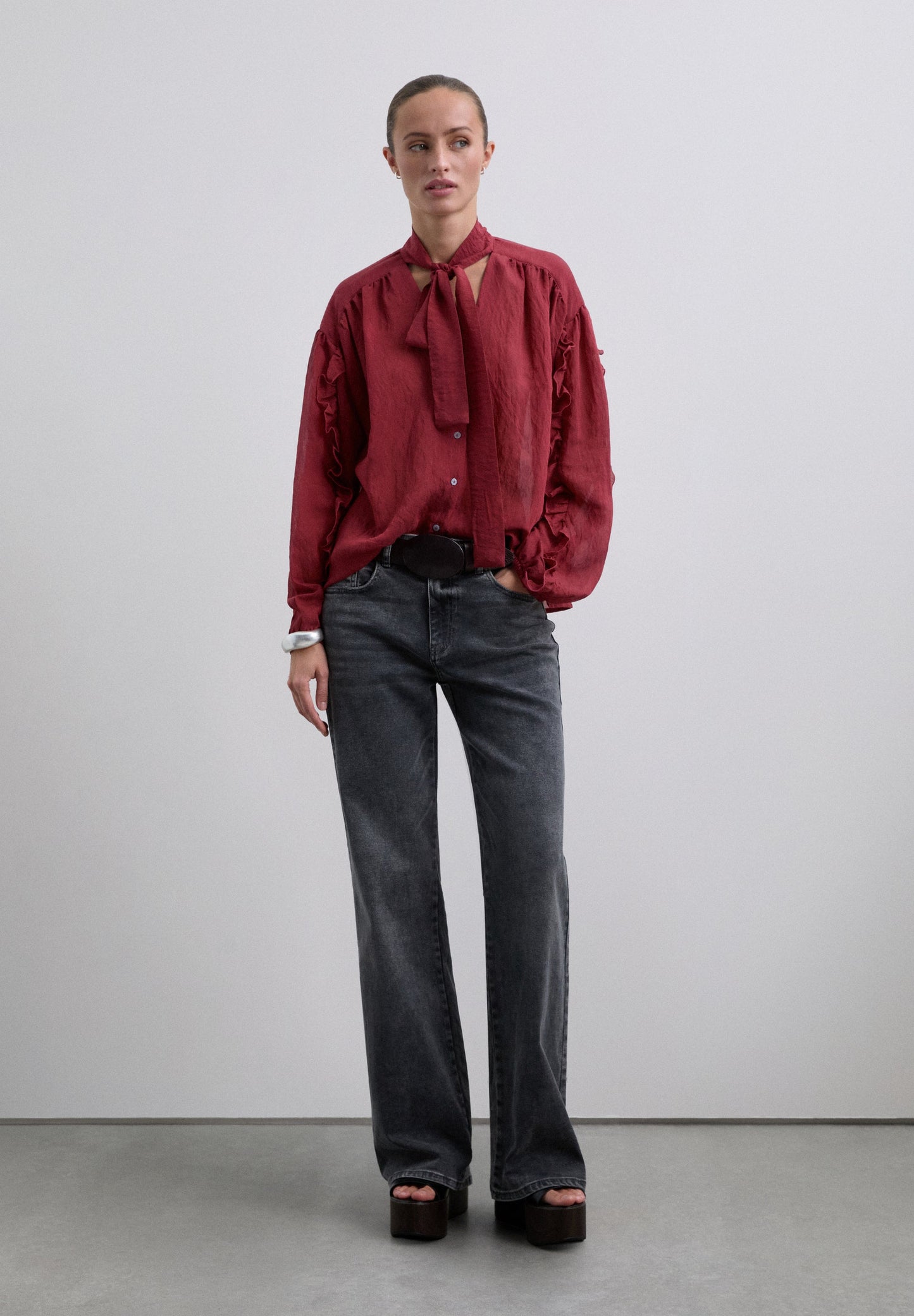 SCCOLARFRILLS SHIRT