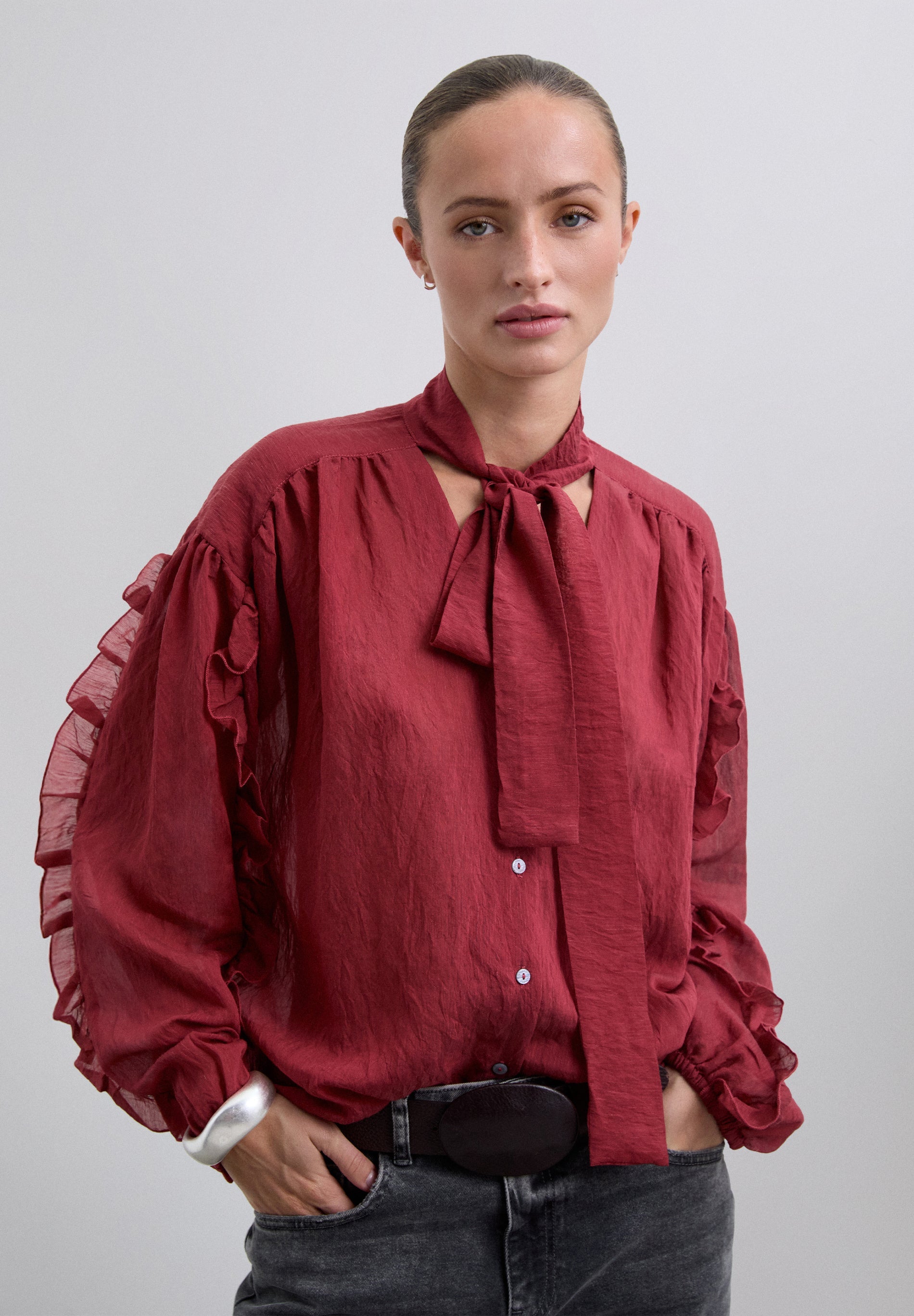 SCCOLARFRILLS SHIRT