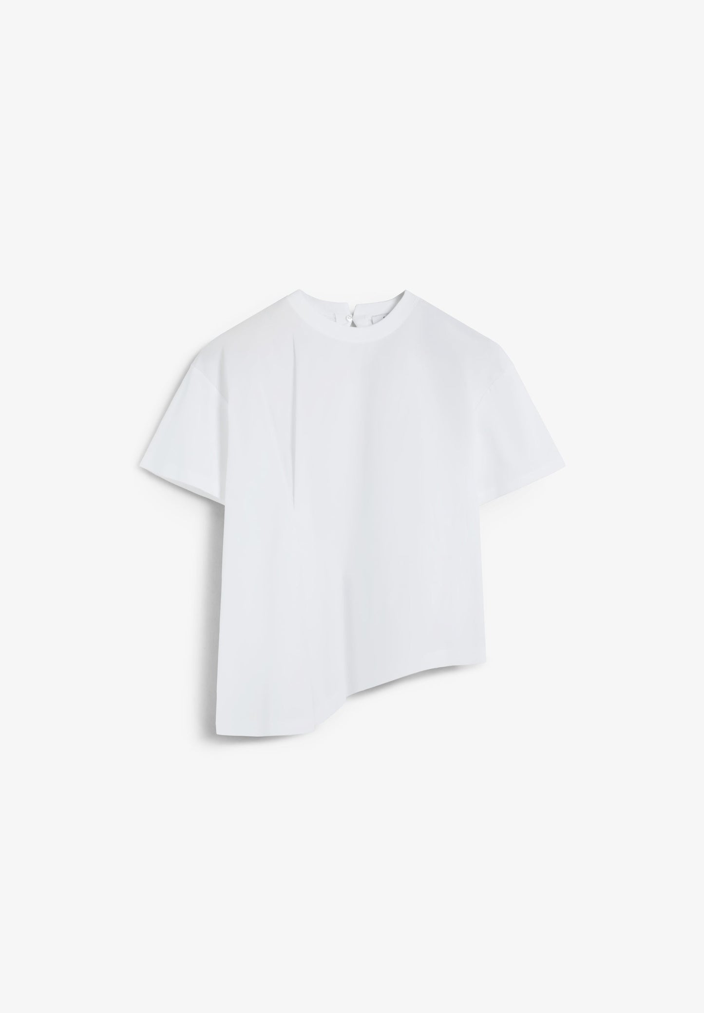 ASYMMETRIC ROUND NECK T-SHIRT