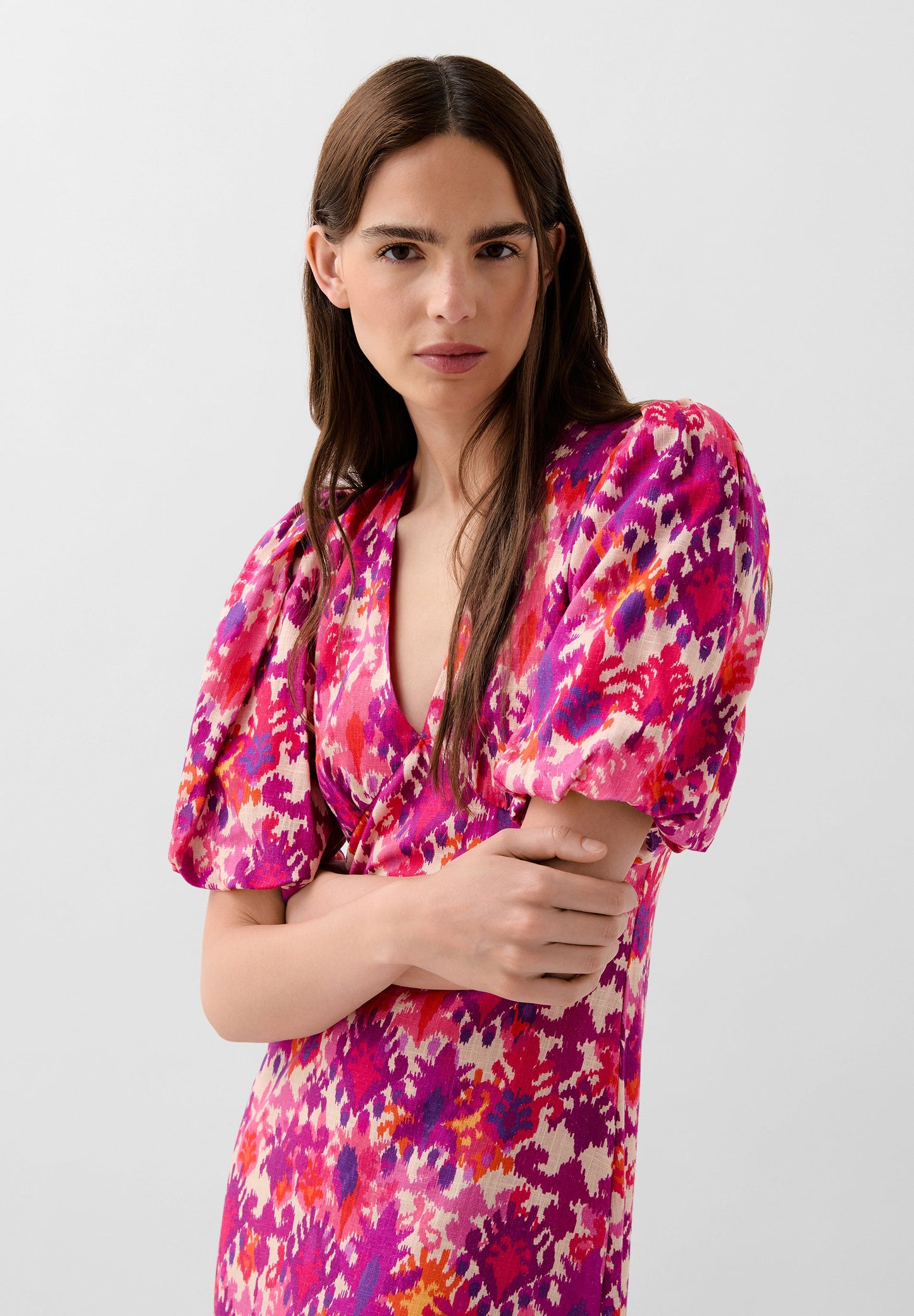 ETHNIC MIDI DRESS