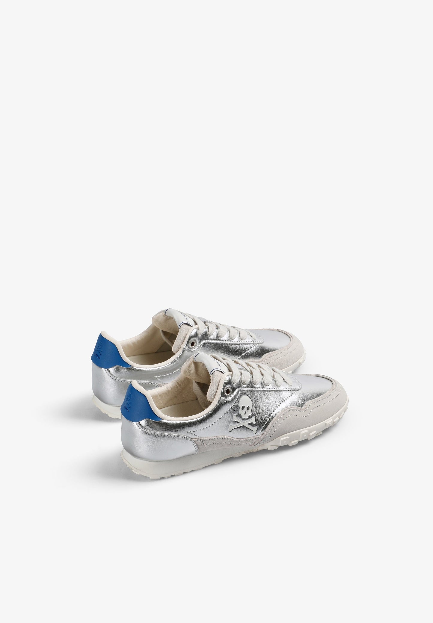 METALLIC LOGO SNEAKERS