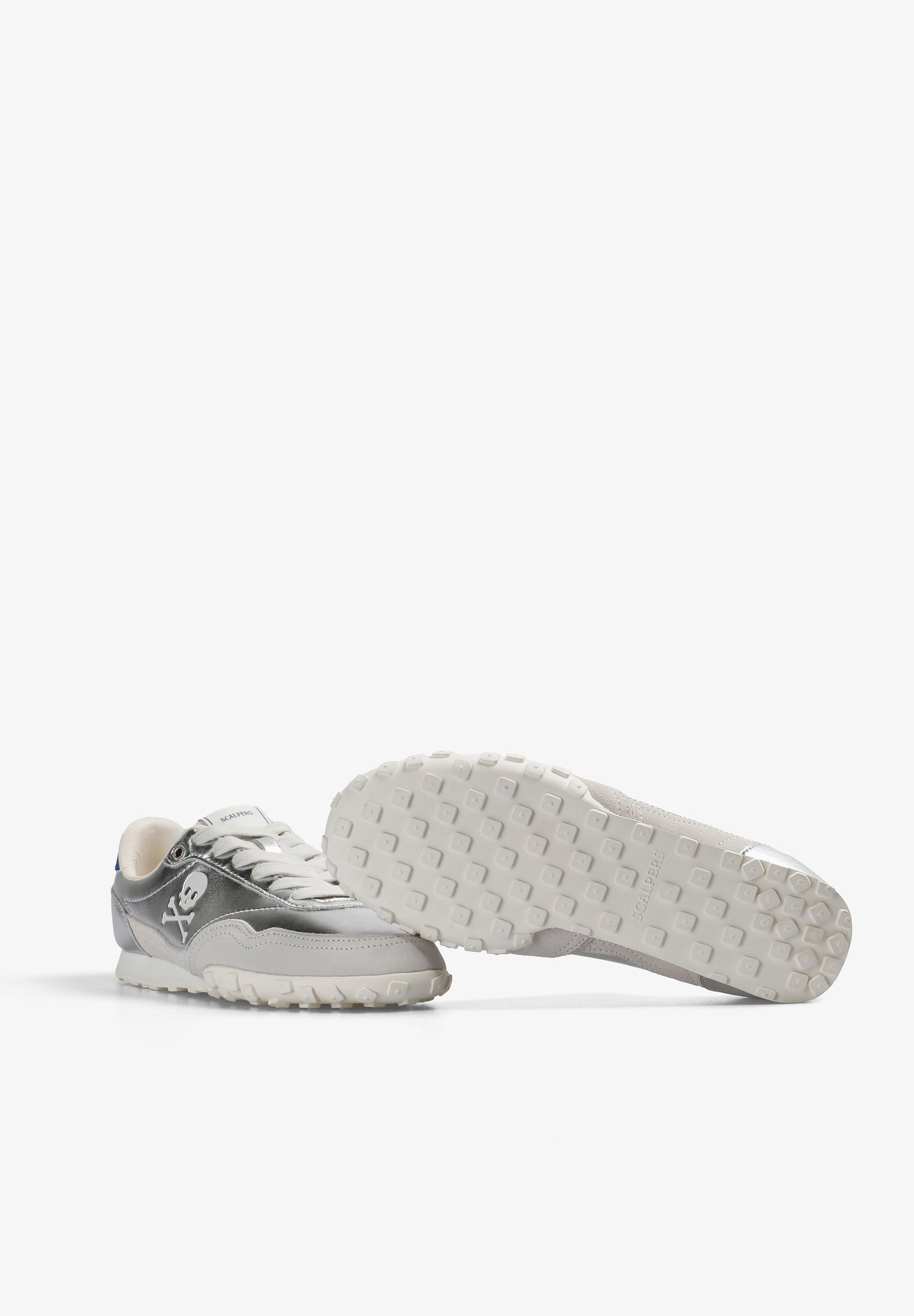 METALLIC LOGO SNEAKERS