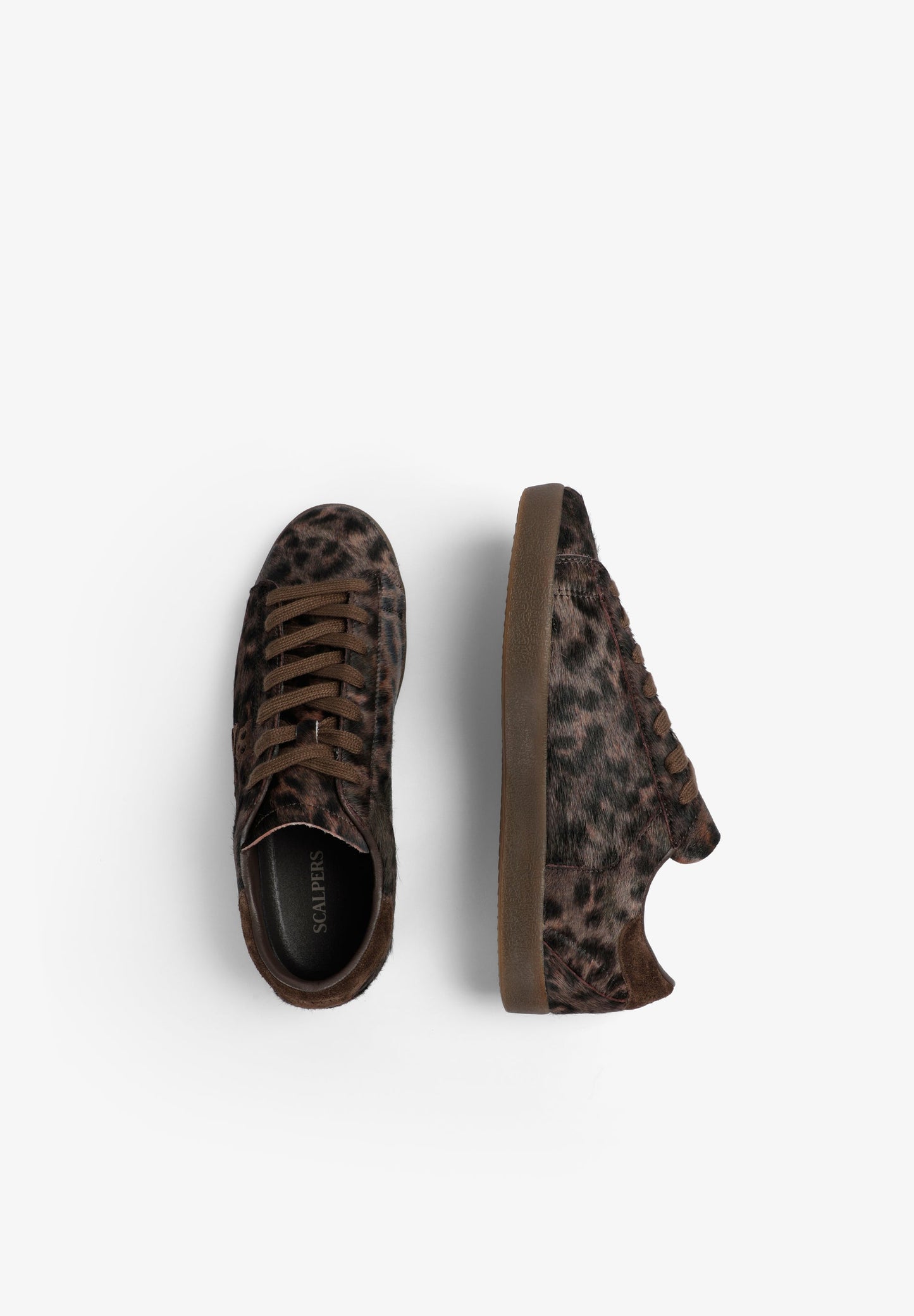 ANIMAL PRINT LEATHER SNEAKERS