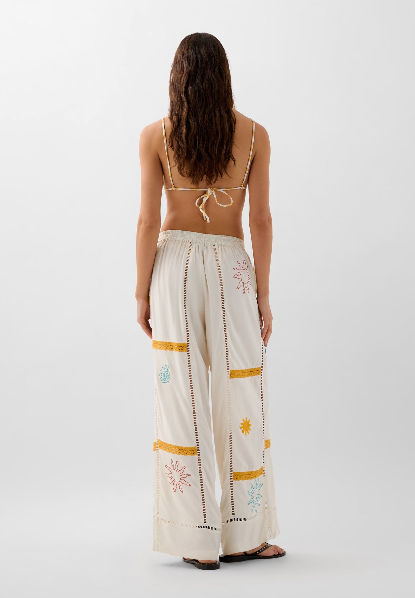 RELAXED EMBROIDERED TROUSERS | ROBIN X SCALPERS