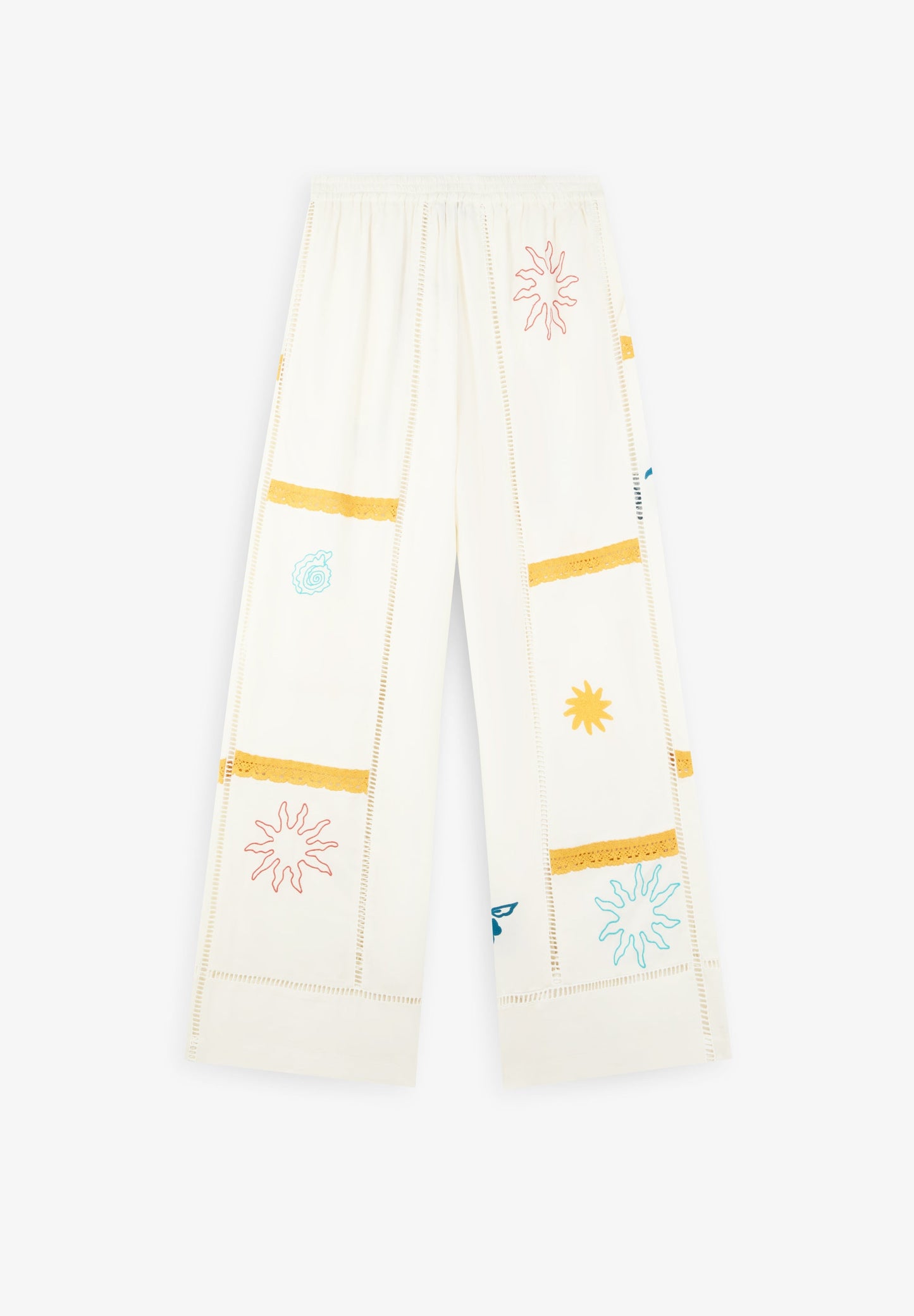 RELAXED EMBROIDERED TROUSERS | ROBIN X SCALPERS
