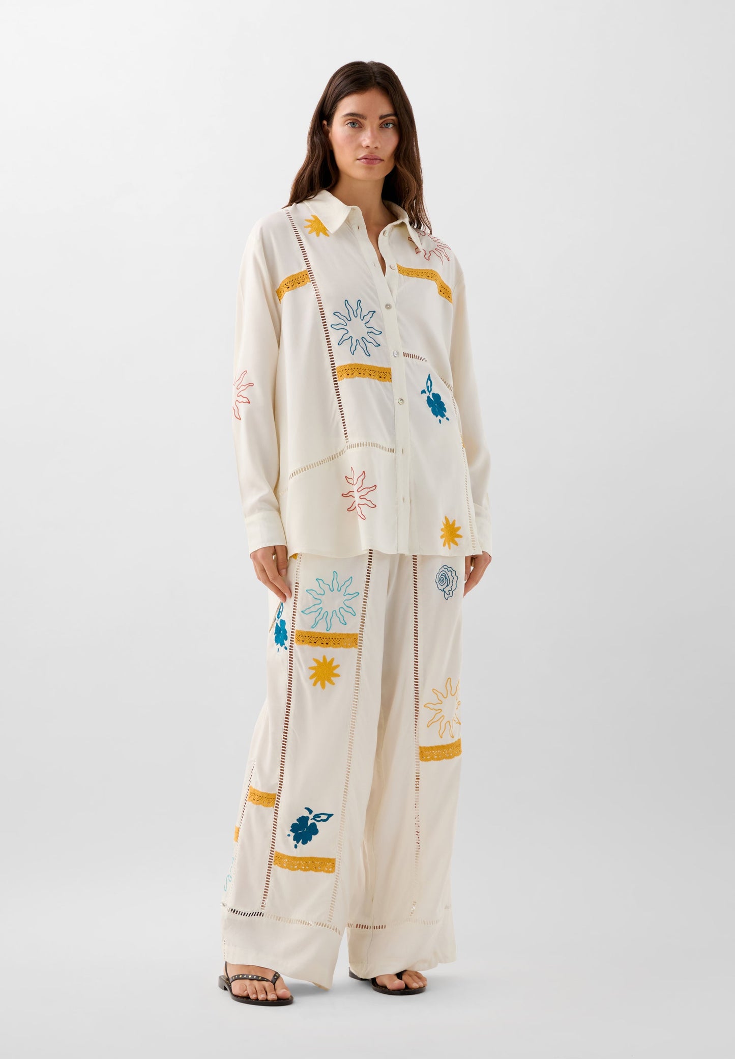 RELAXED EMBROIDERED SHIRT | ROBIN X SCALPERS