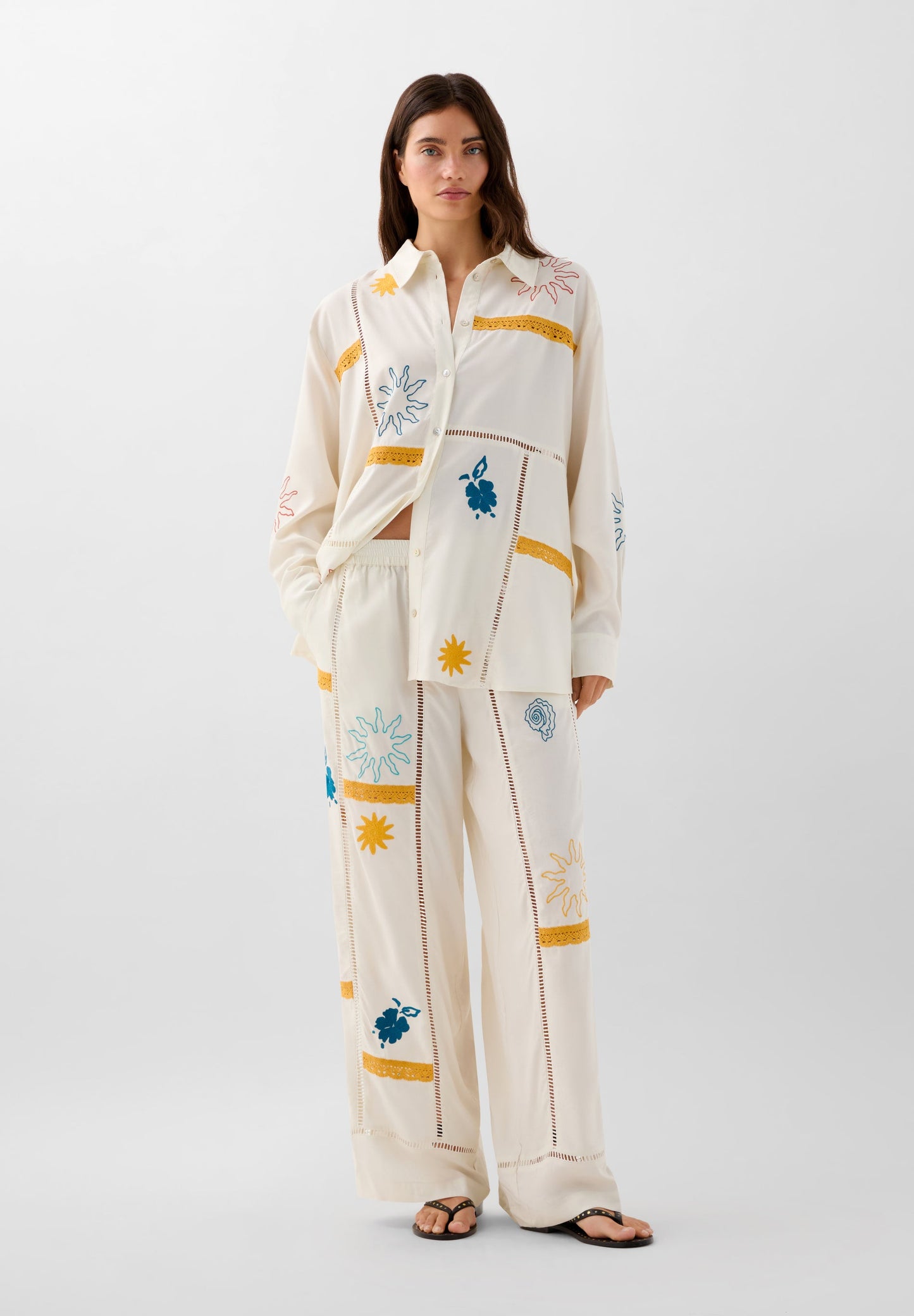 RELAXED EMBROIDERED SHIRT | ROBIN X SCALPERS