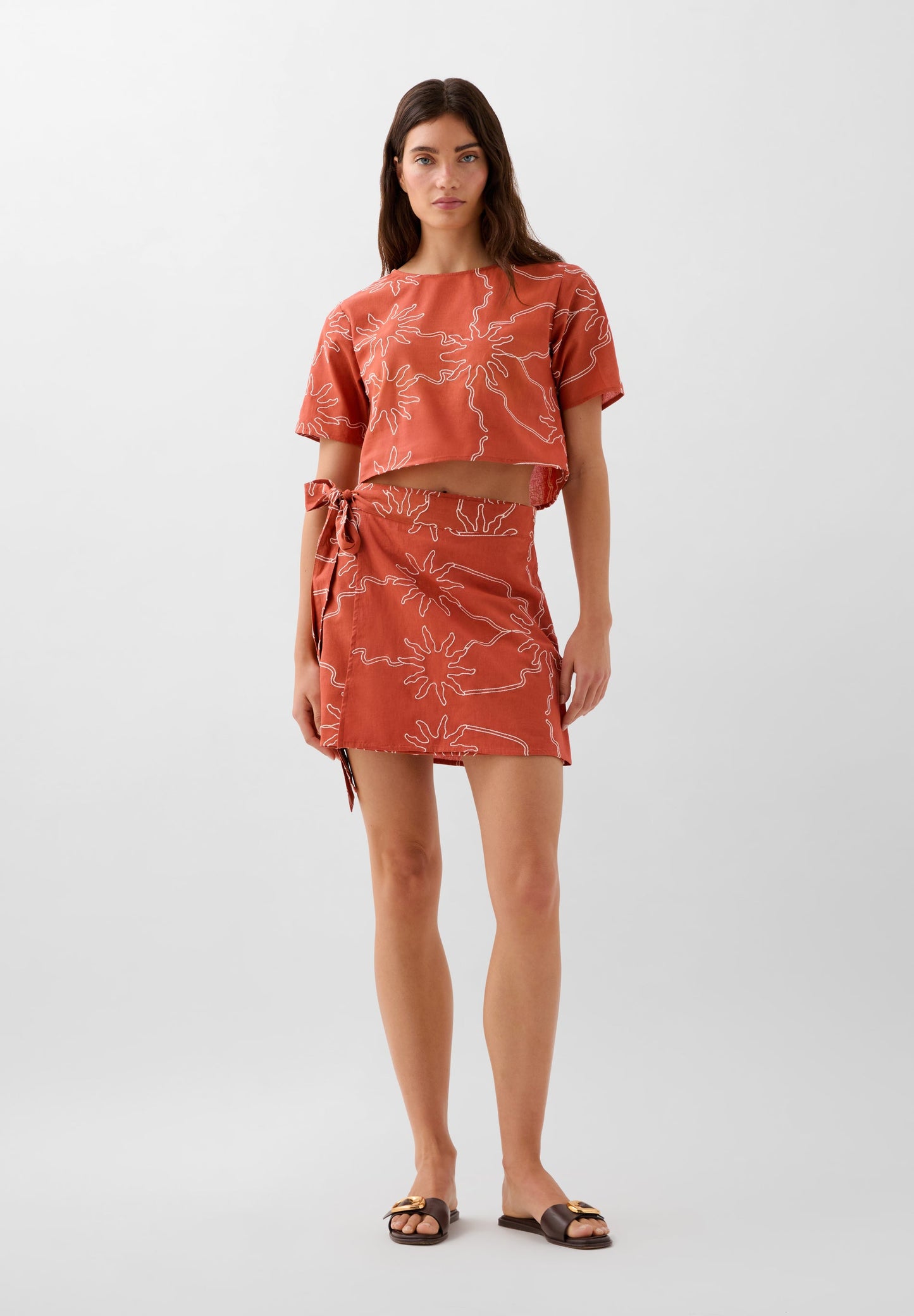 EMBROIDERED LINEN TOP | ROBIN X SCALPERS