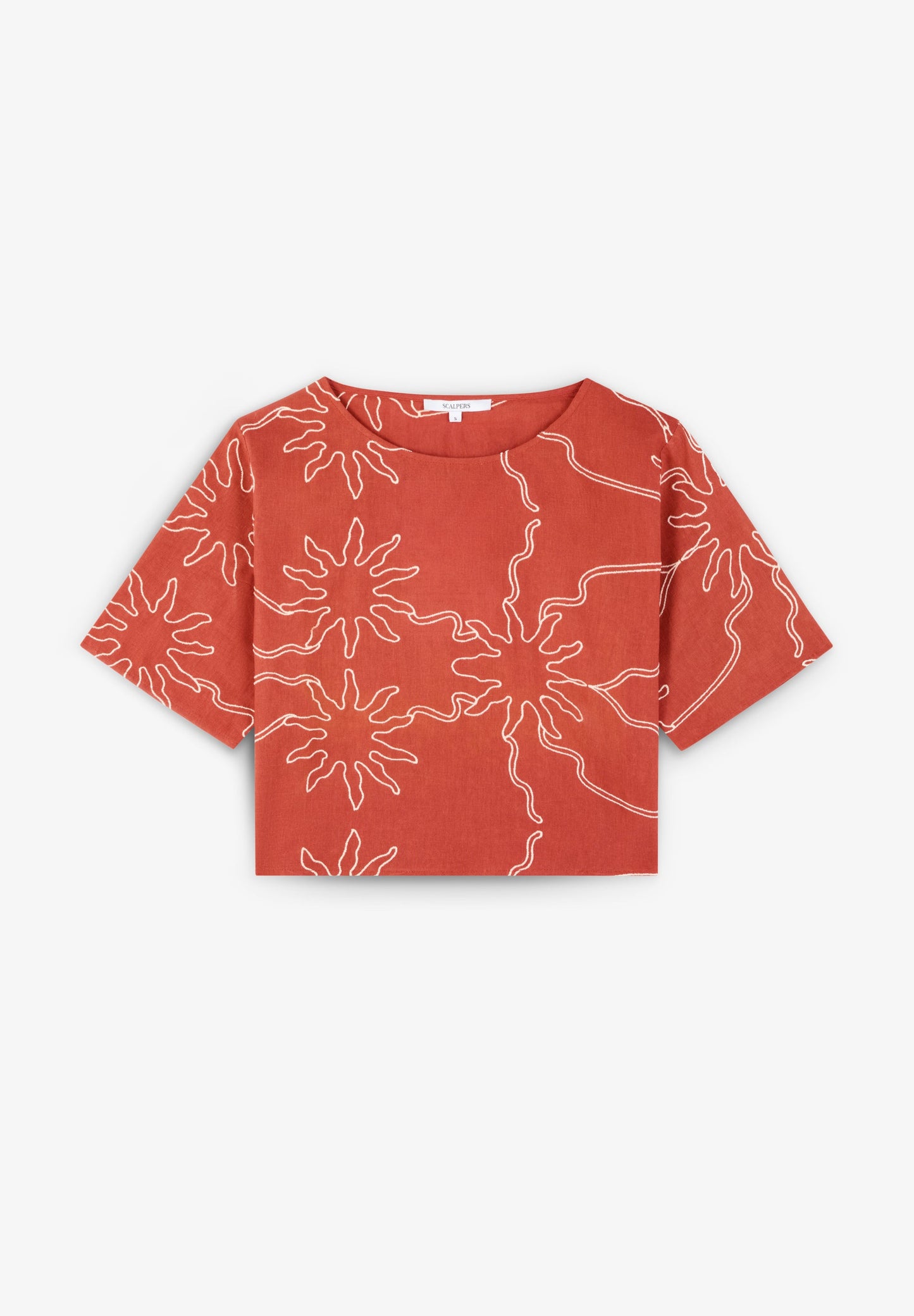 EMBROIDERED LINEN TOP | ROBIN X SCALPERS
