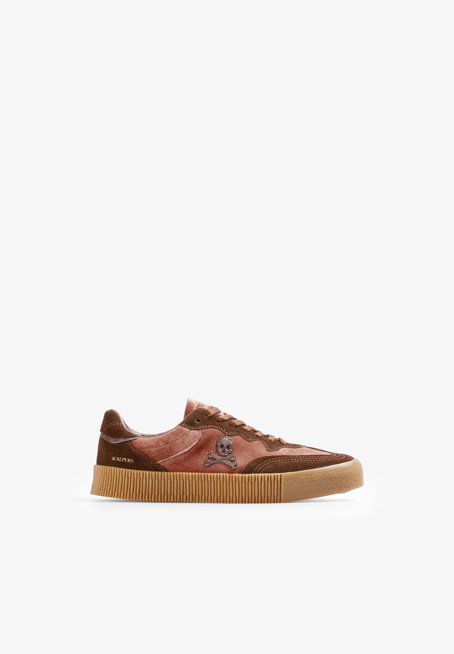 SUEDE SNEAKERS WITH SKULL