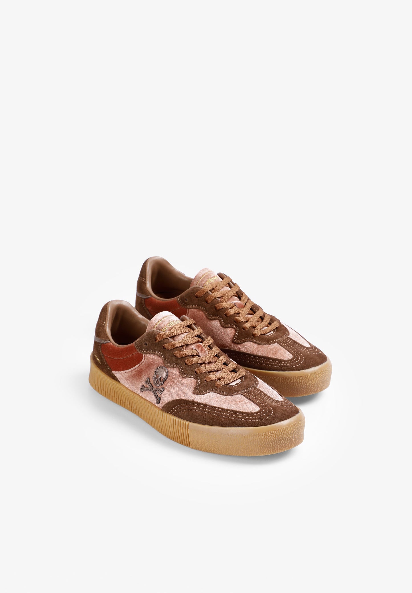SUEDE SNEAKERS WITH SKULL