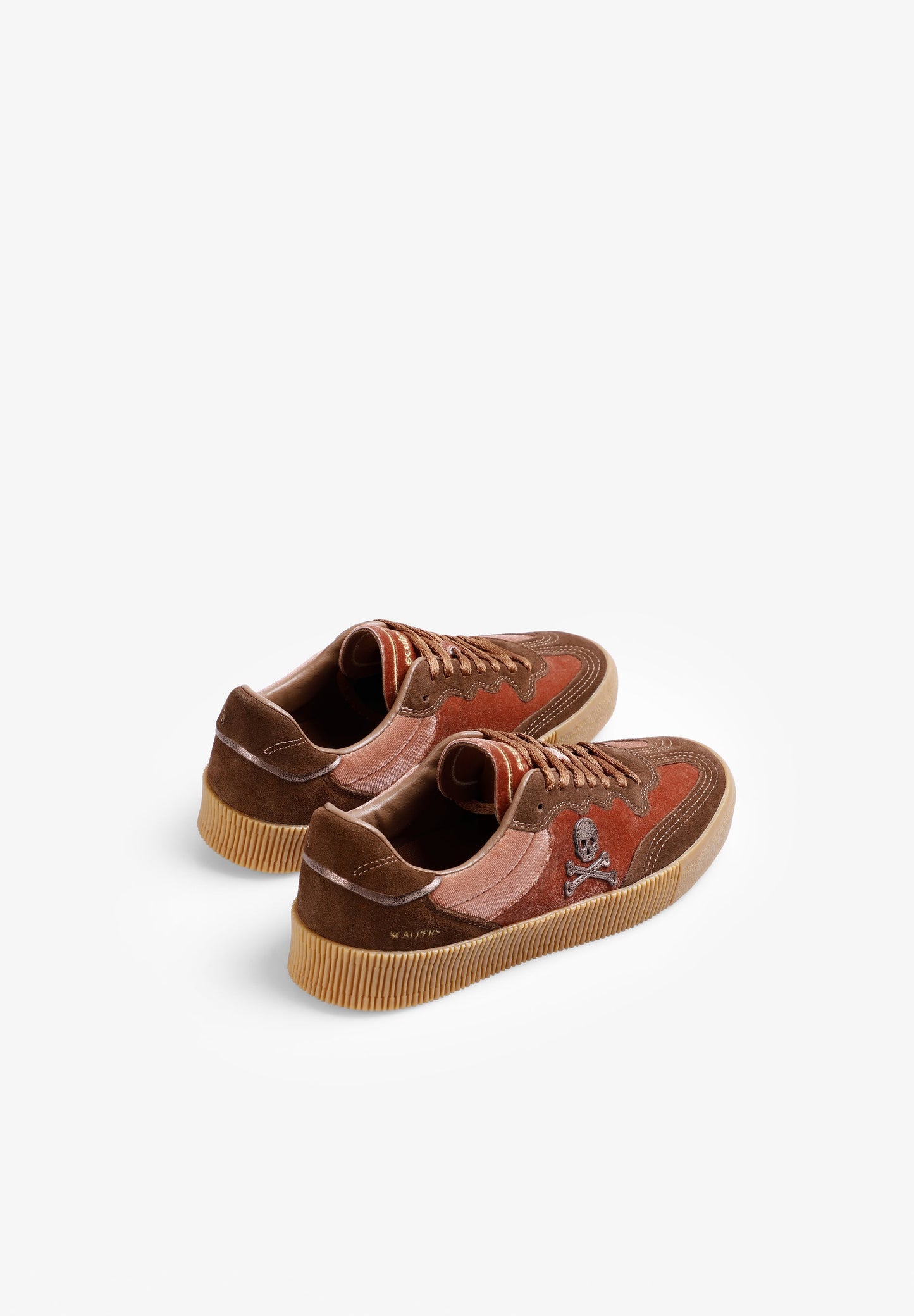 SUEDE SNEAKERS WITH SKULL