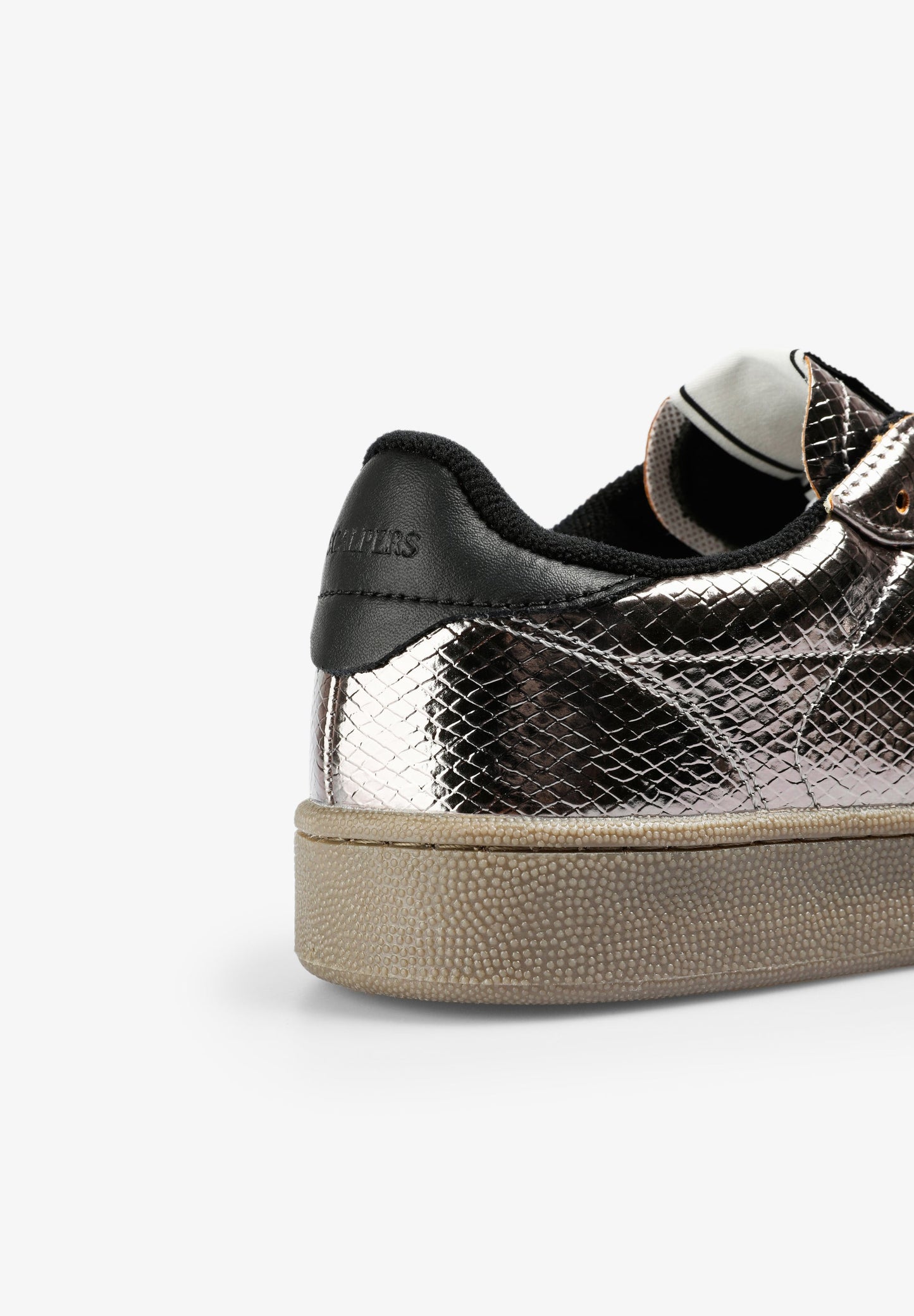 METALLIC SNAKE TEXTURE SNEAKERS