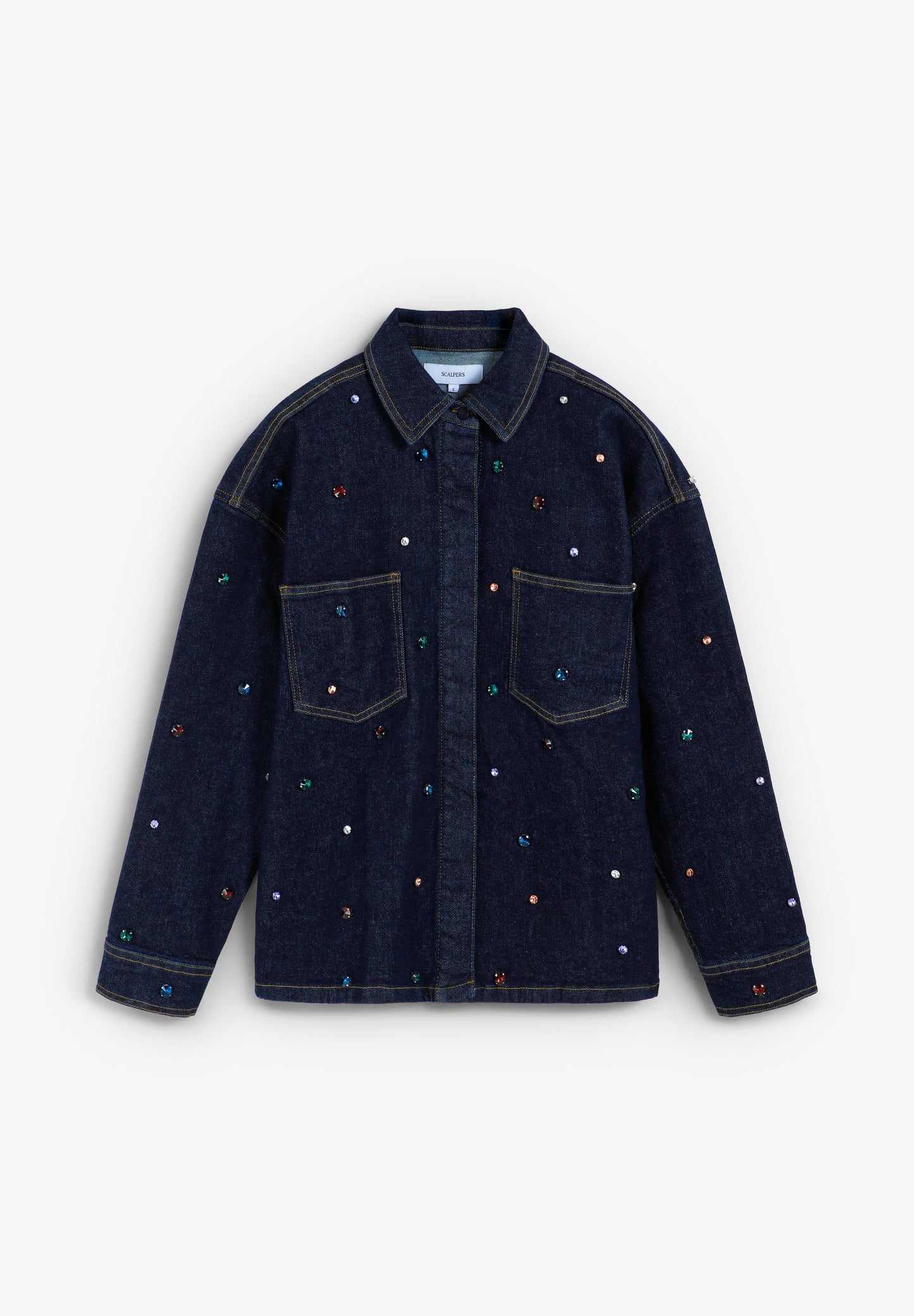 DENIM JACKET WITH EMBELLISHMENTS