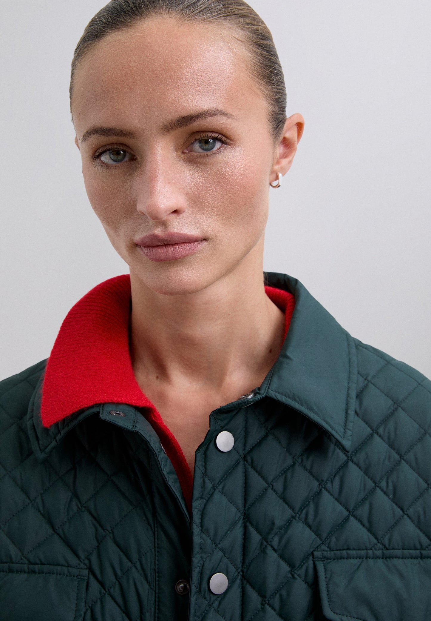 SCKNITLONGPUFFER COAT