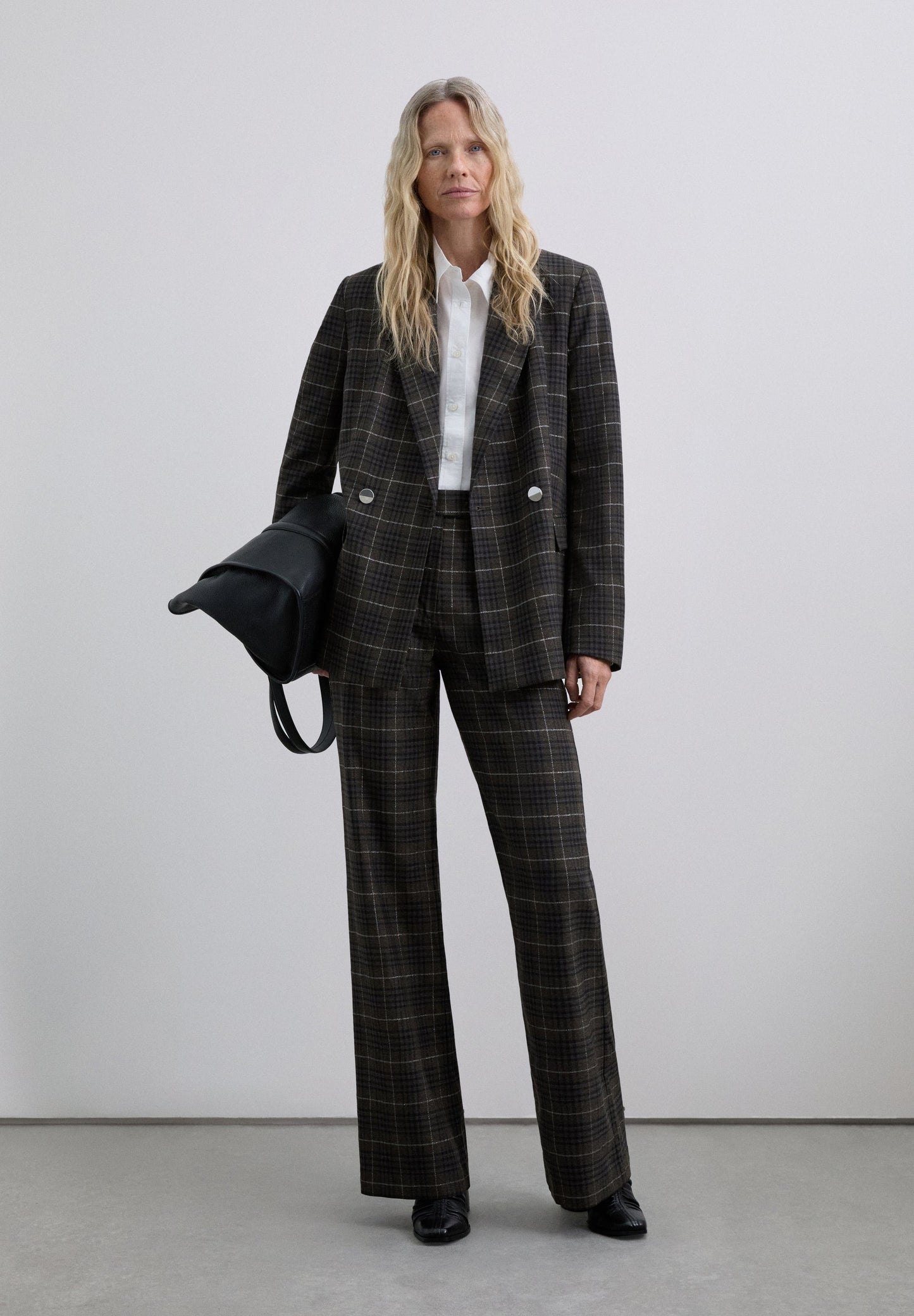 SCBROWNCHECK BLAZER