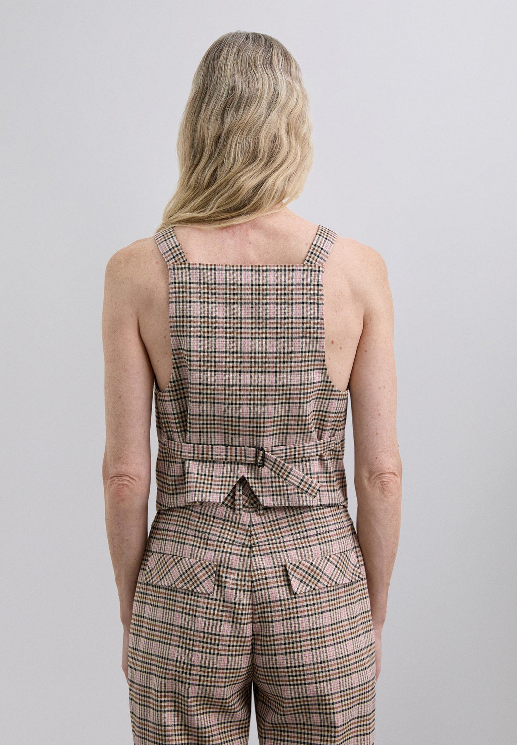 CHALECO CUADROS TIRANTES - Scalpers