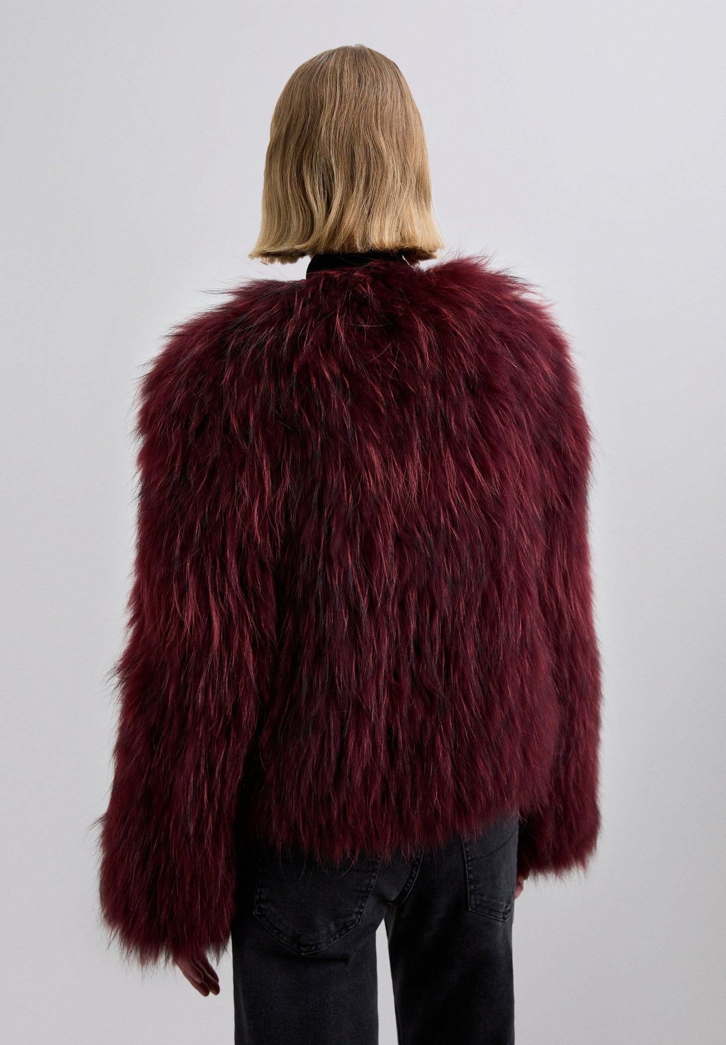 NATURAL RACOON JACKET