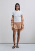 T-SHIRT WITH GATHERED DETAIL