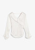 SATIN ASYMMETRIC SHIRT