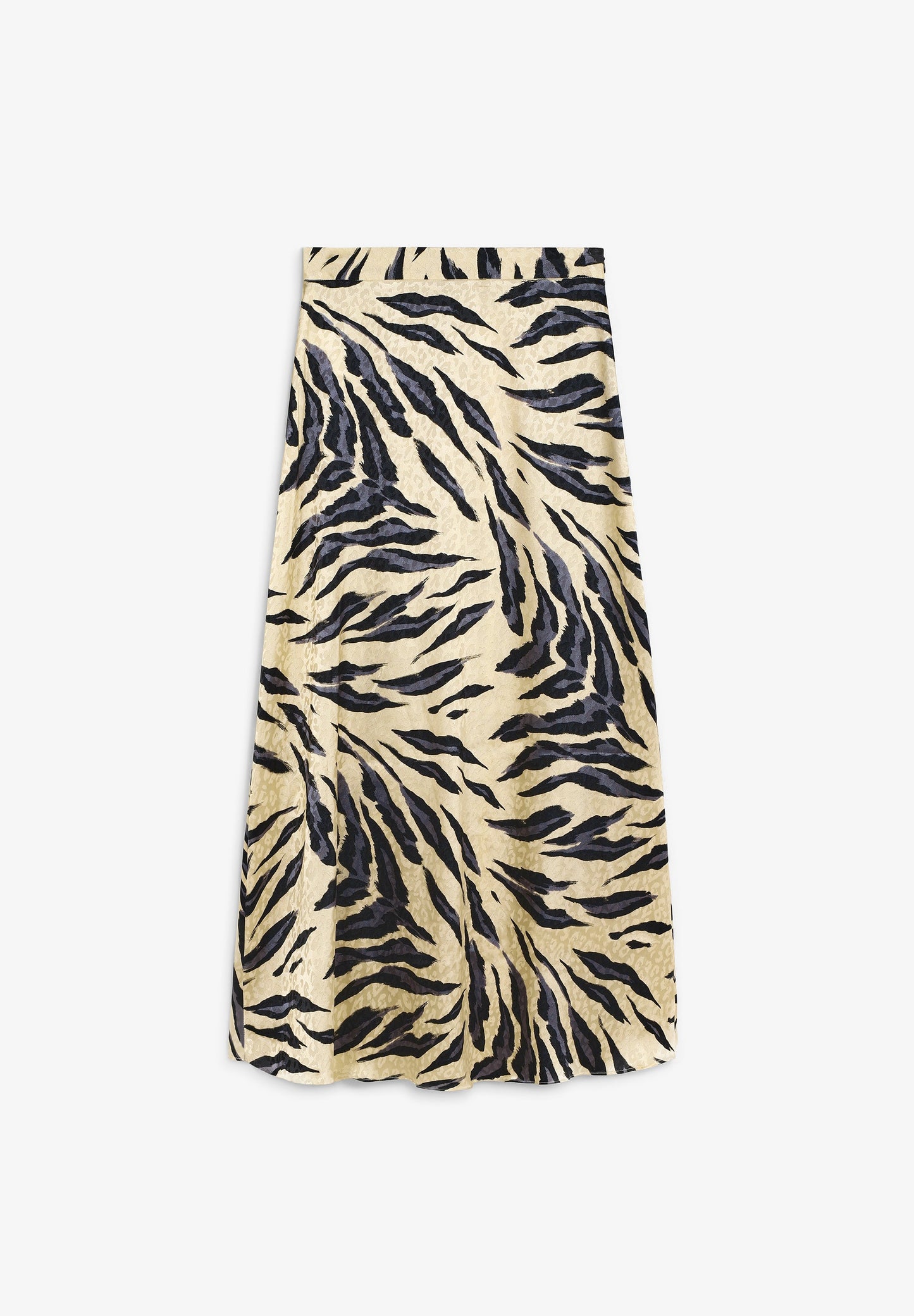 ANIMAL PRINT MIDI SKIRT