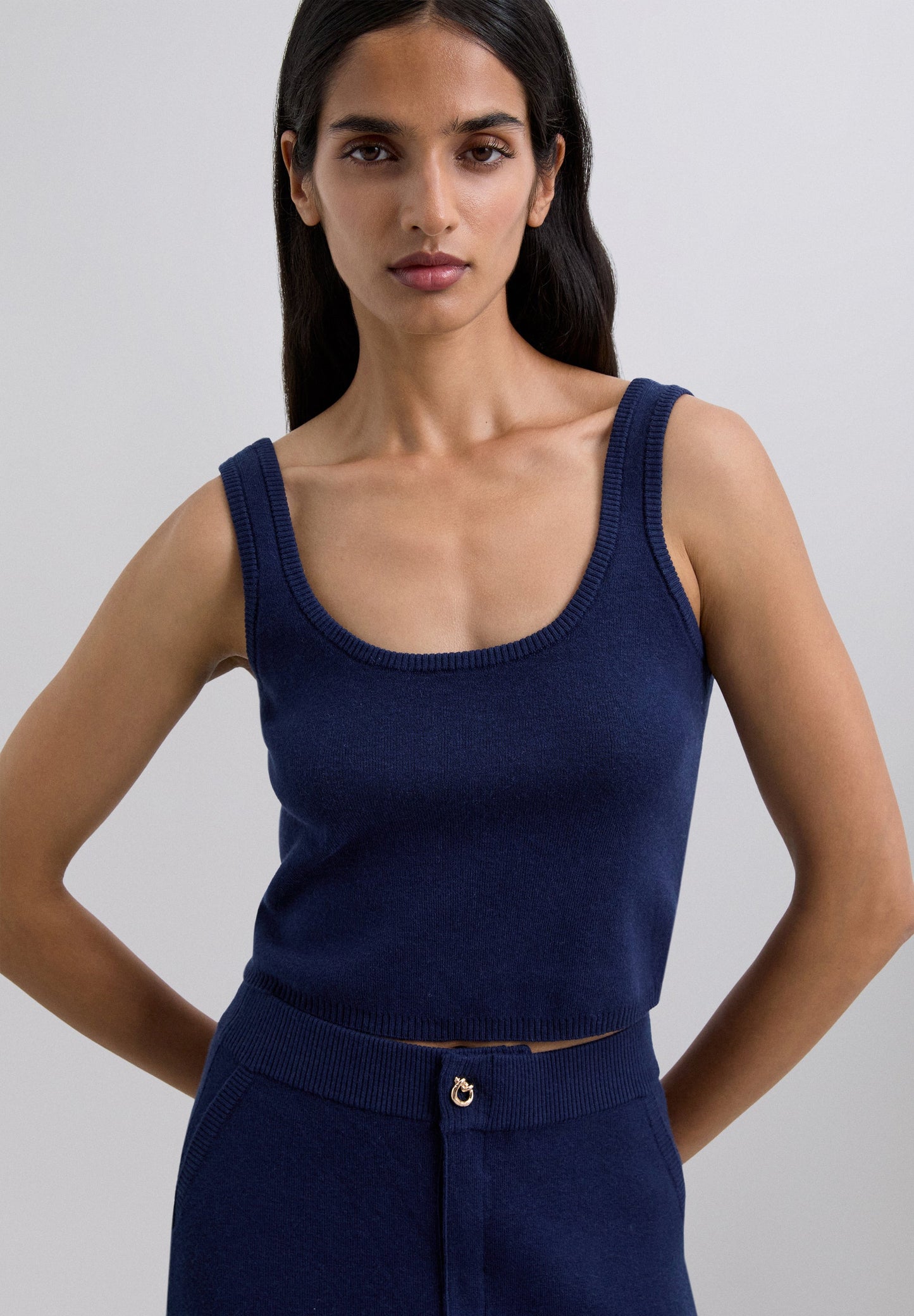 KNIT CROP TOP