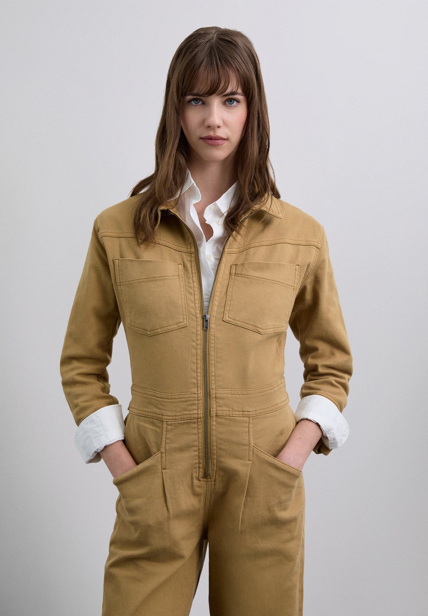 JUMPSUIT WITH FRONT ZIP