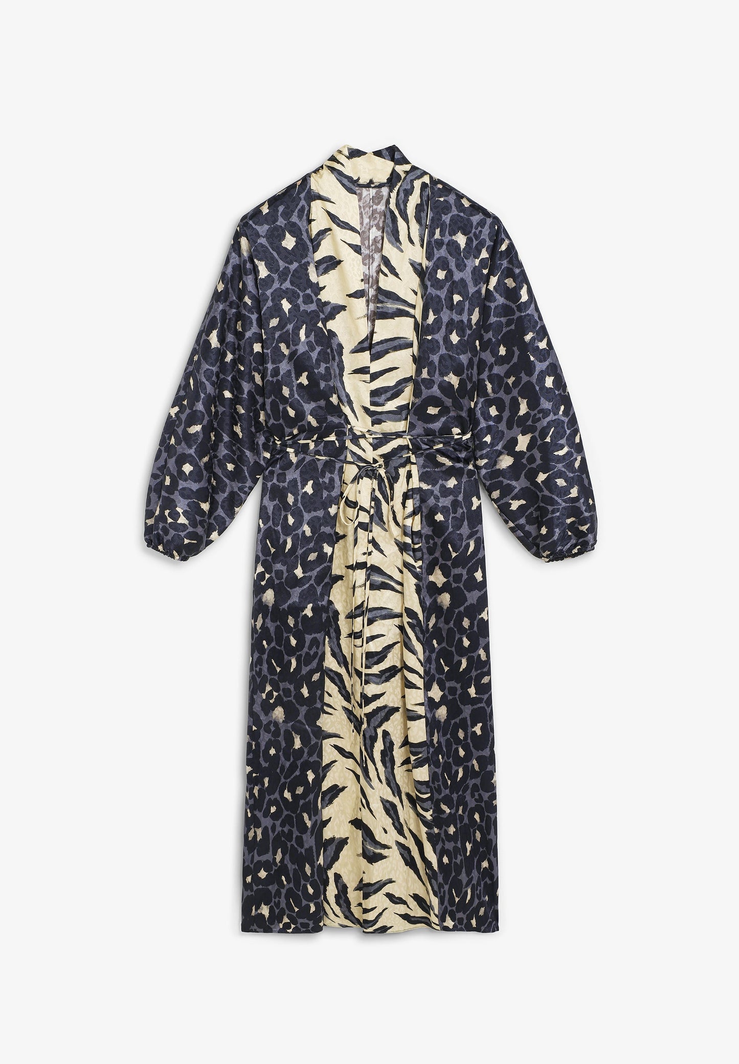 LONG ANIMAL PRINT DRESS