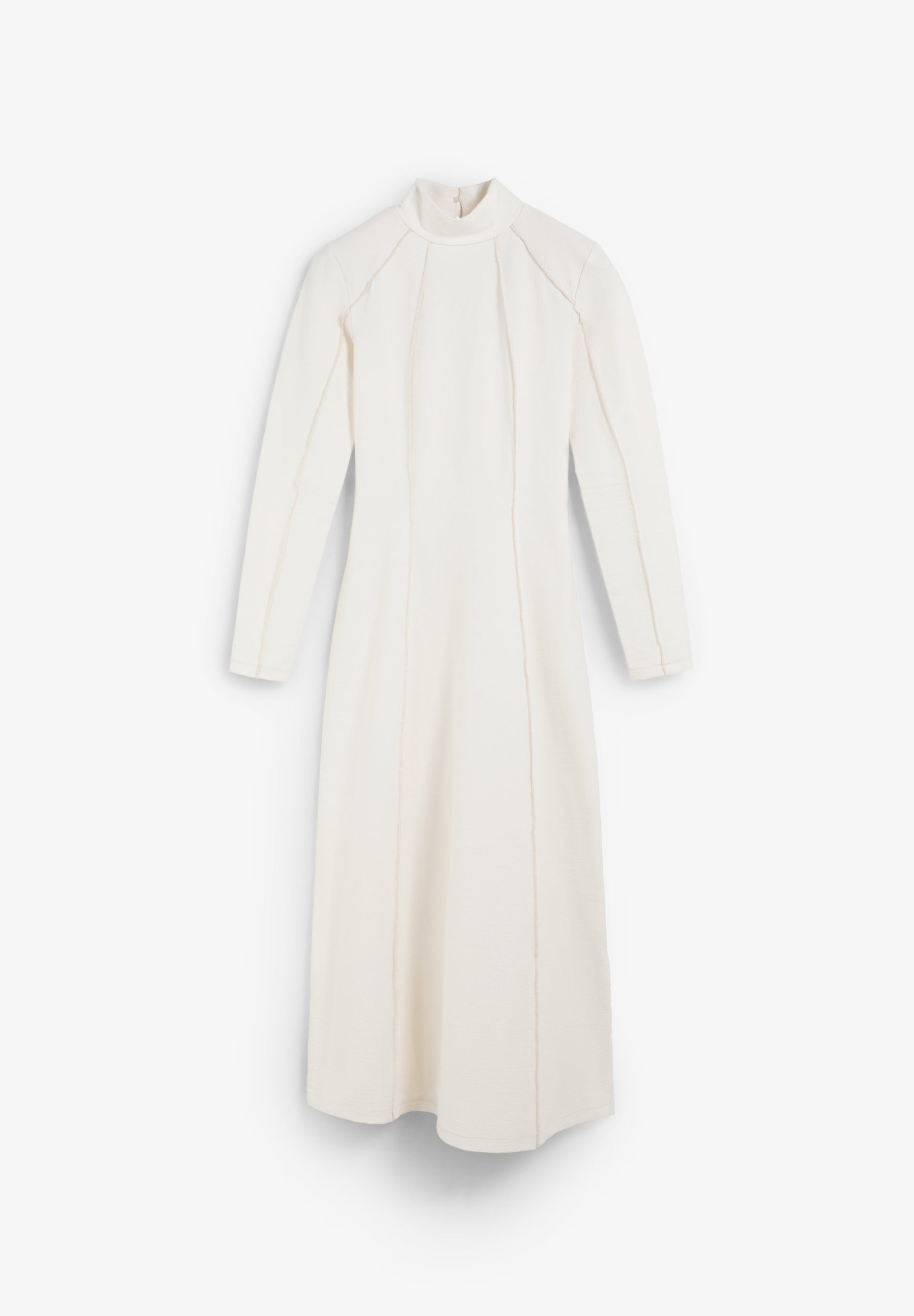 OVERLOCK KNIT MIDI DRESS