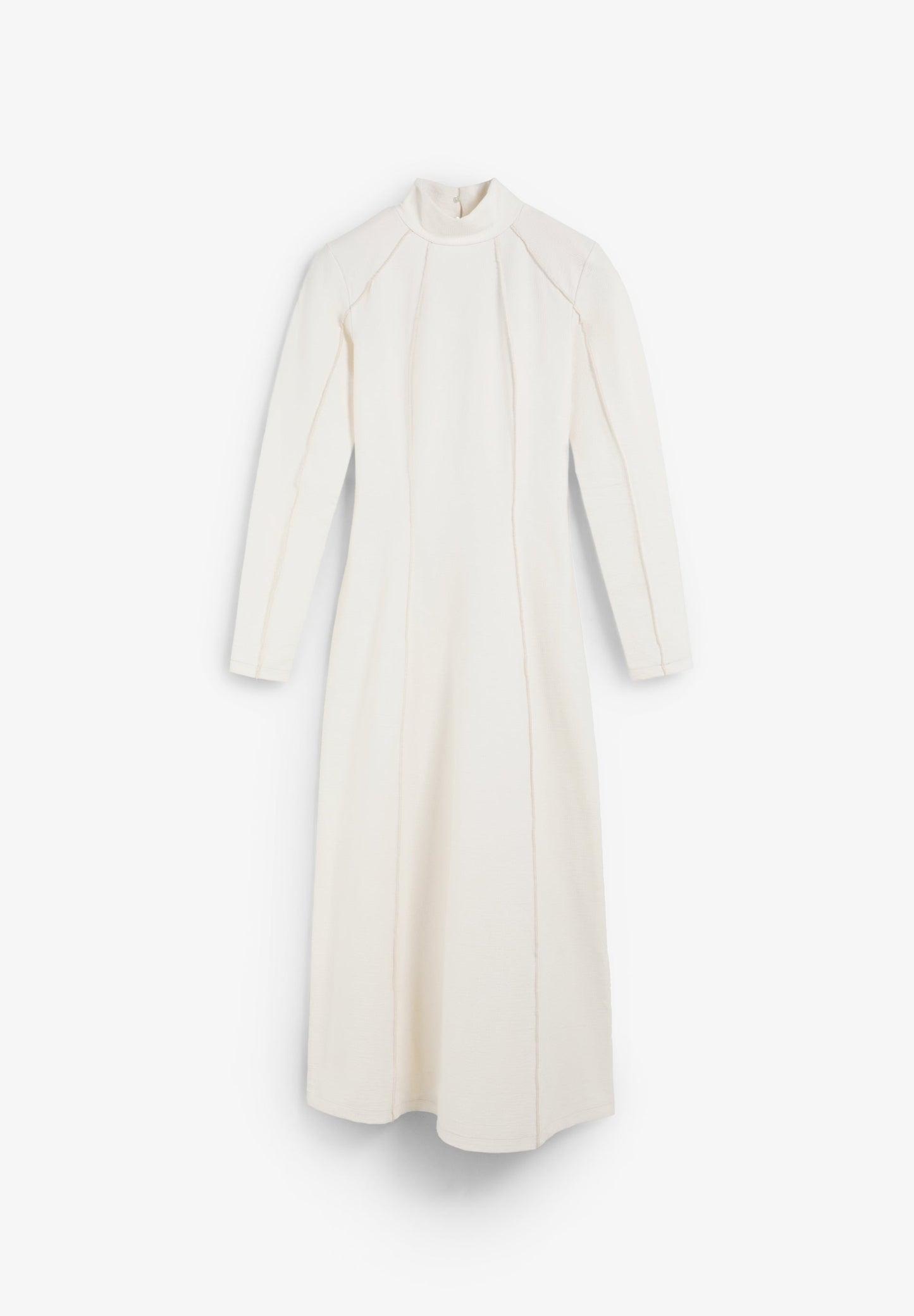 OVERLOCK KNIT MIDI DRESS