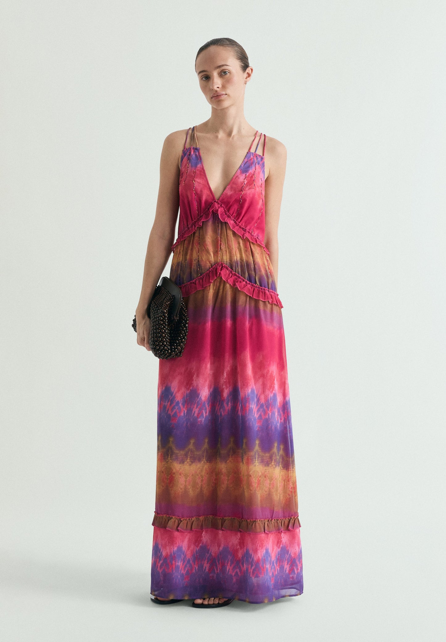 LONG TIE DYE DRESS