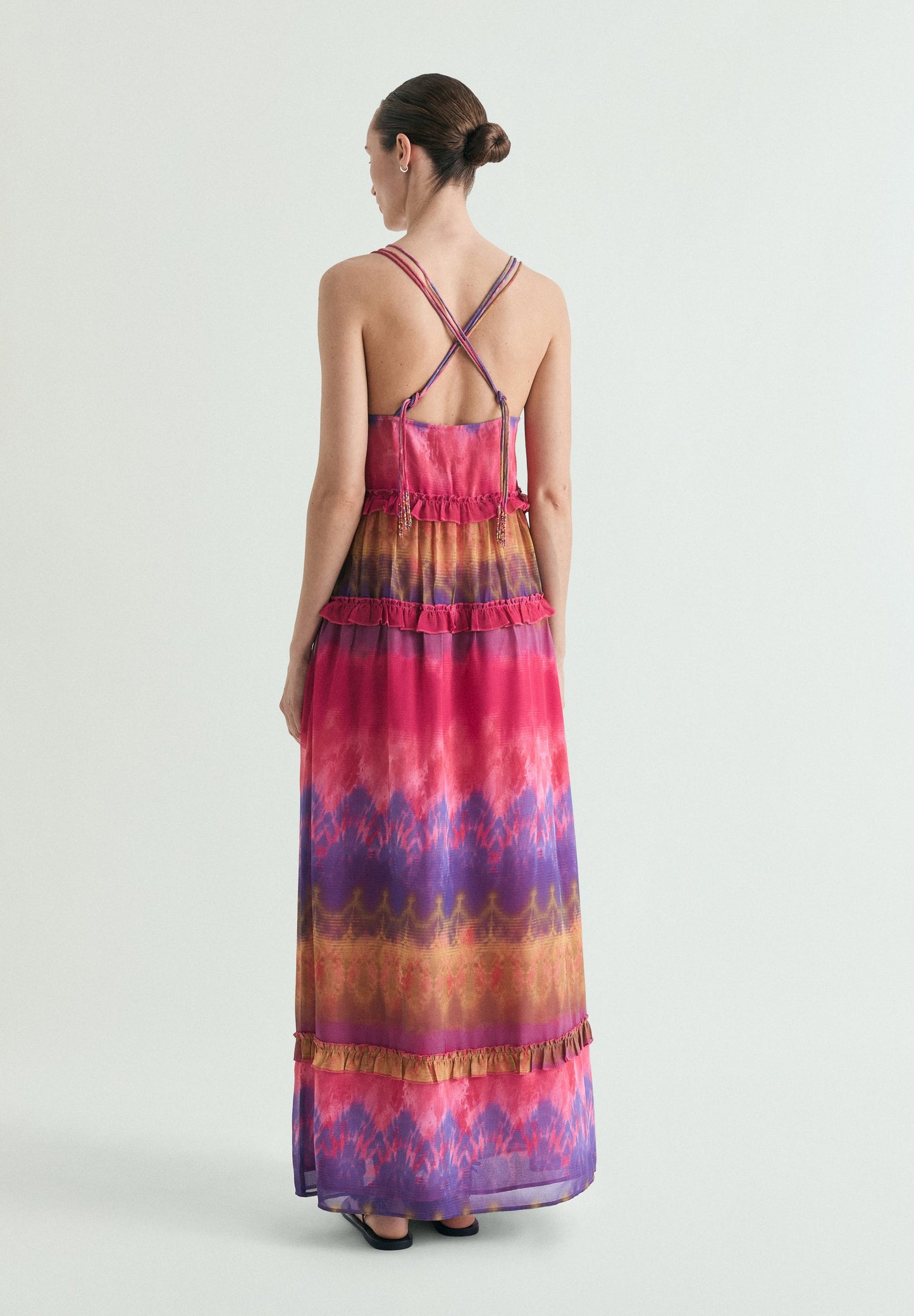 LONG TIE DYE DRESS