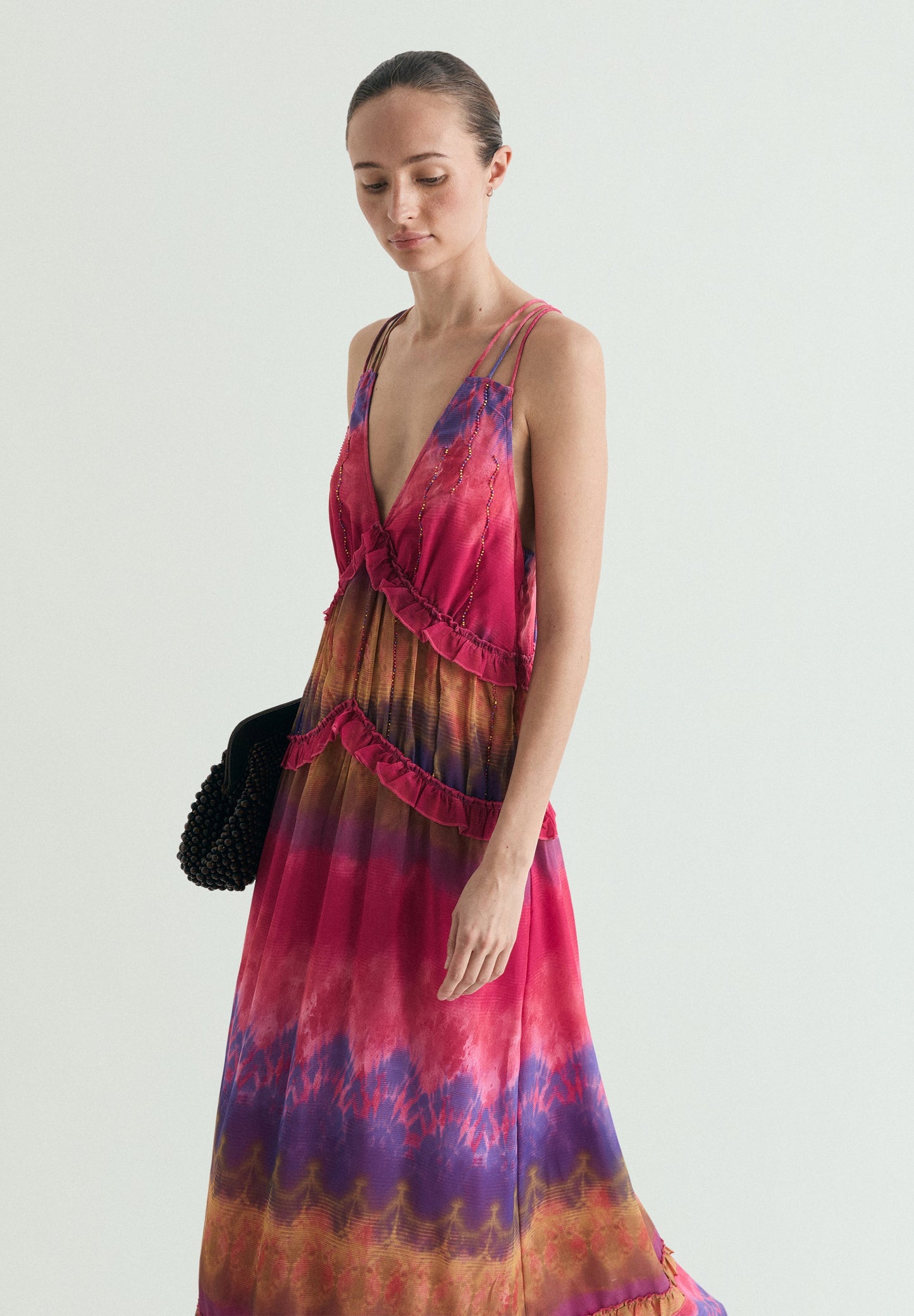 LONG TIE DYE DRESS