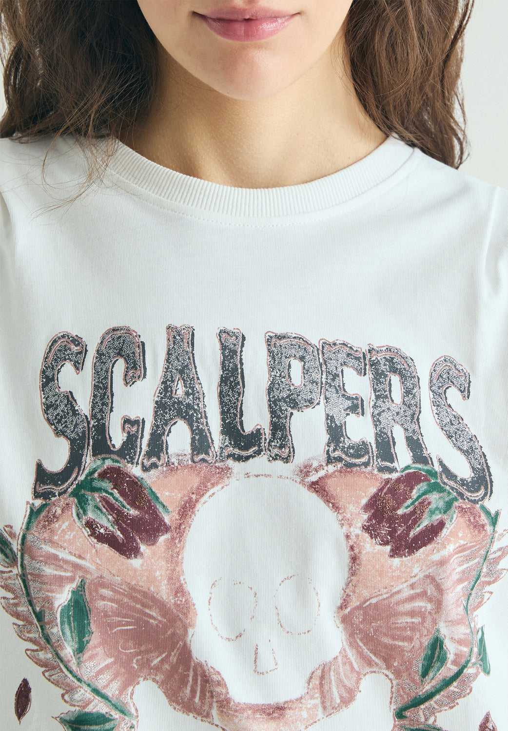 CAMISETA ESTAMPADA CALAVERA - Scalpers