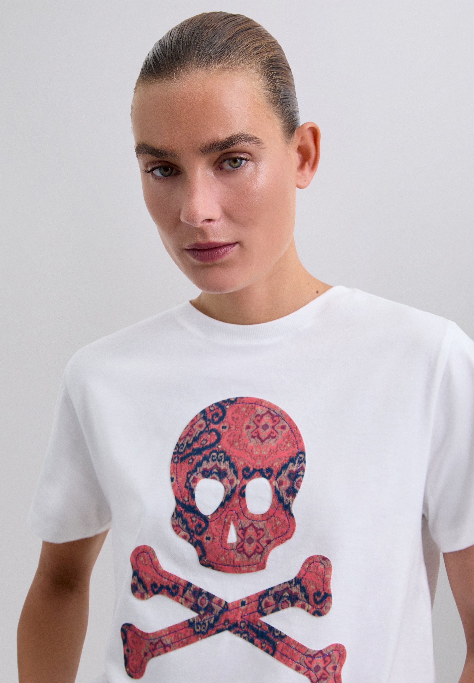 SKULL PRINT T-SHIRT