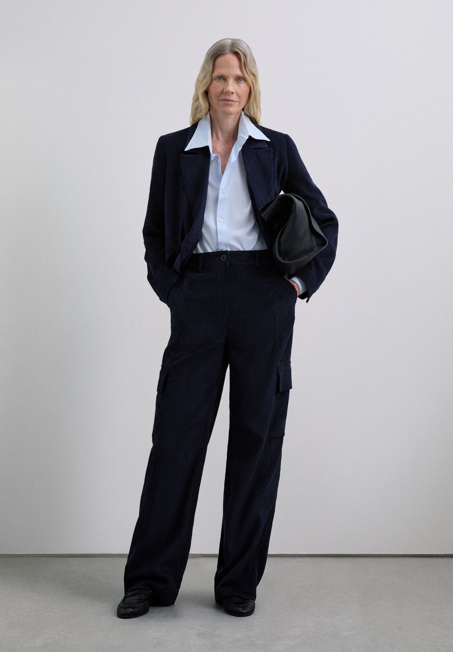 CORDUROY CARGO TROUSERS