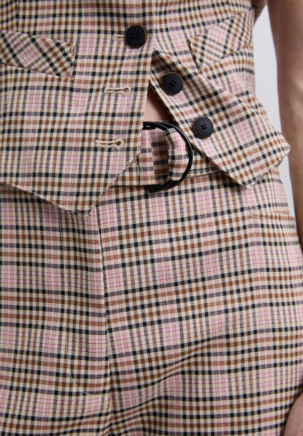 PANTALÓN CAMPANA CUADROS - Scalpers