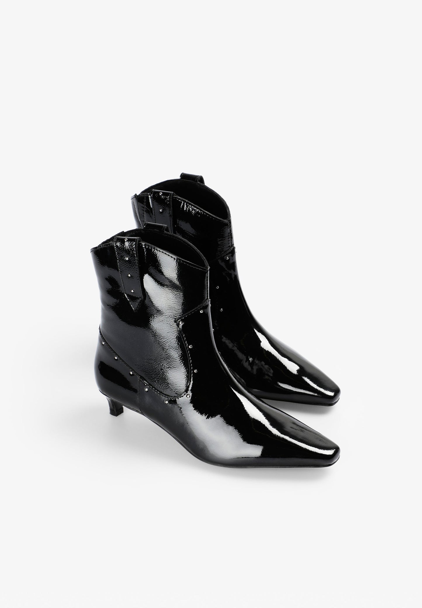 LEATHER BOOTS WITH STUDS