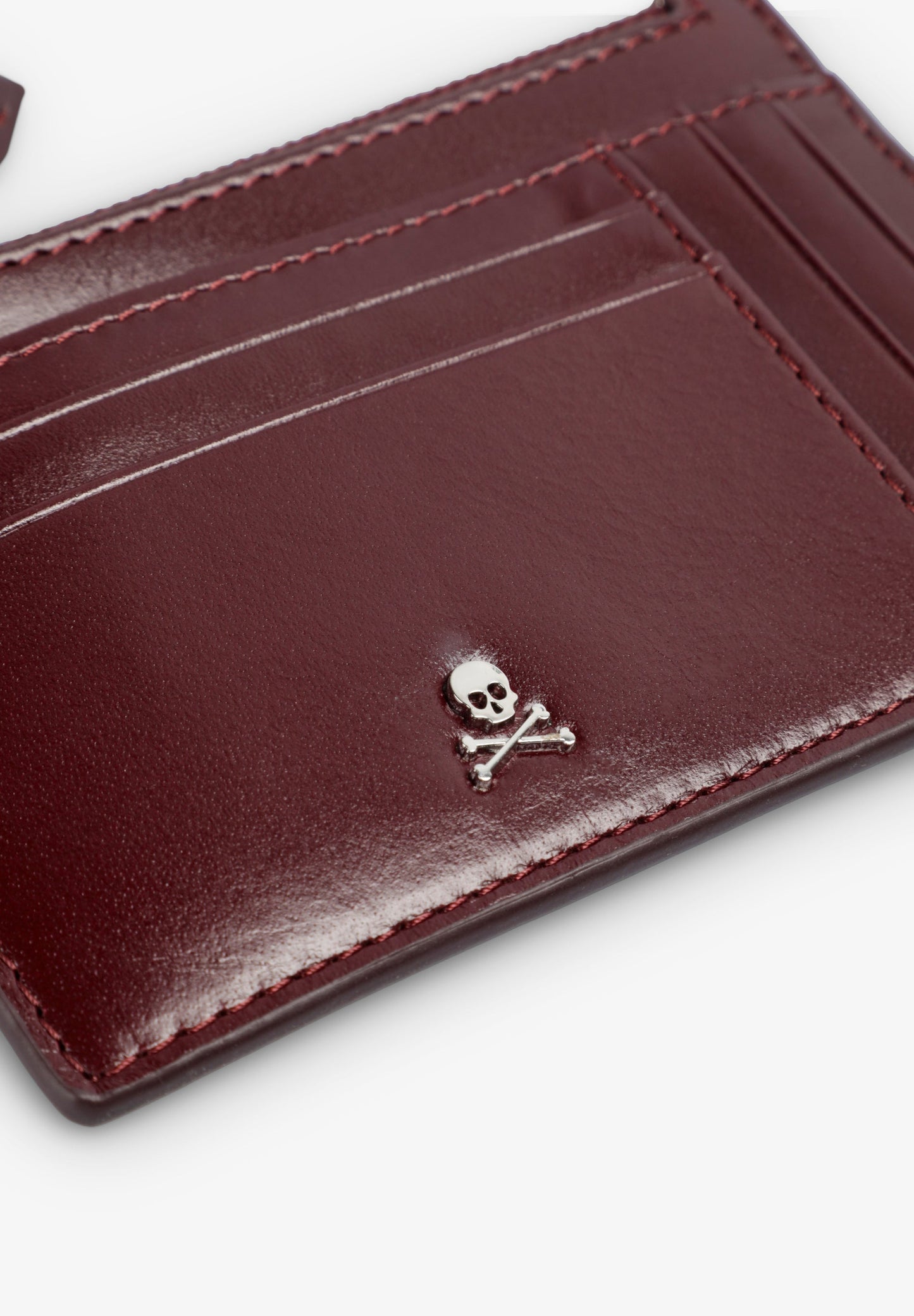 LEATHER CARD HOLDER WITH ZIP